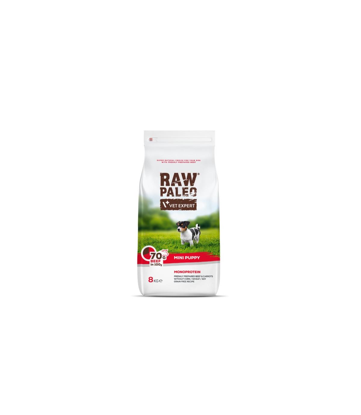 Raw Paleo Puppy Mini Beef 8kg