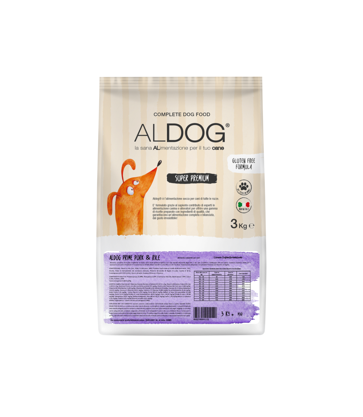 Aldog Mini Pork & Rice 3kg