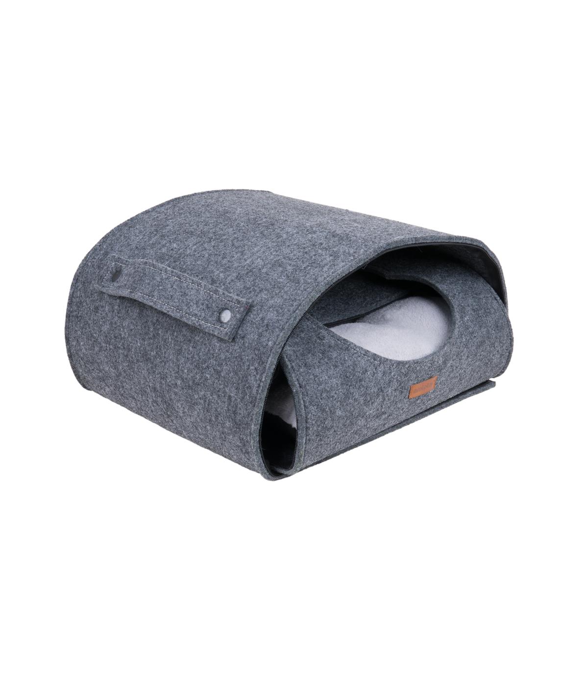 Filcowy domek dla kota 2w1 Hygge Kostka