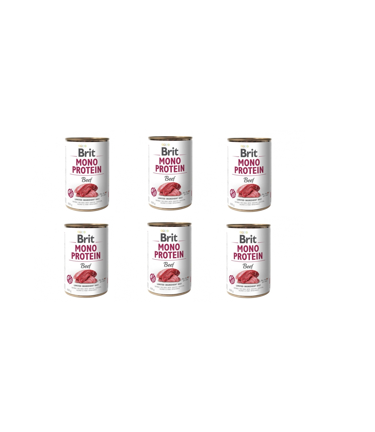 Brit Mono Protein Beef 6x400g