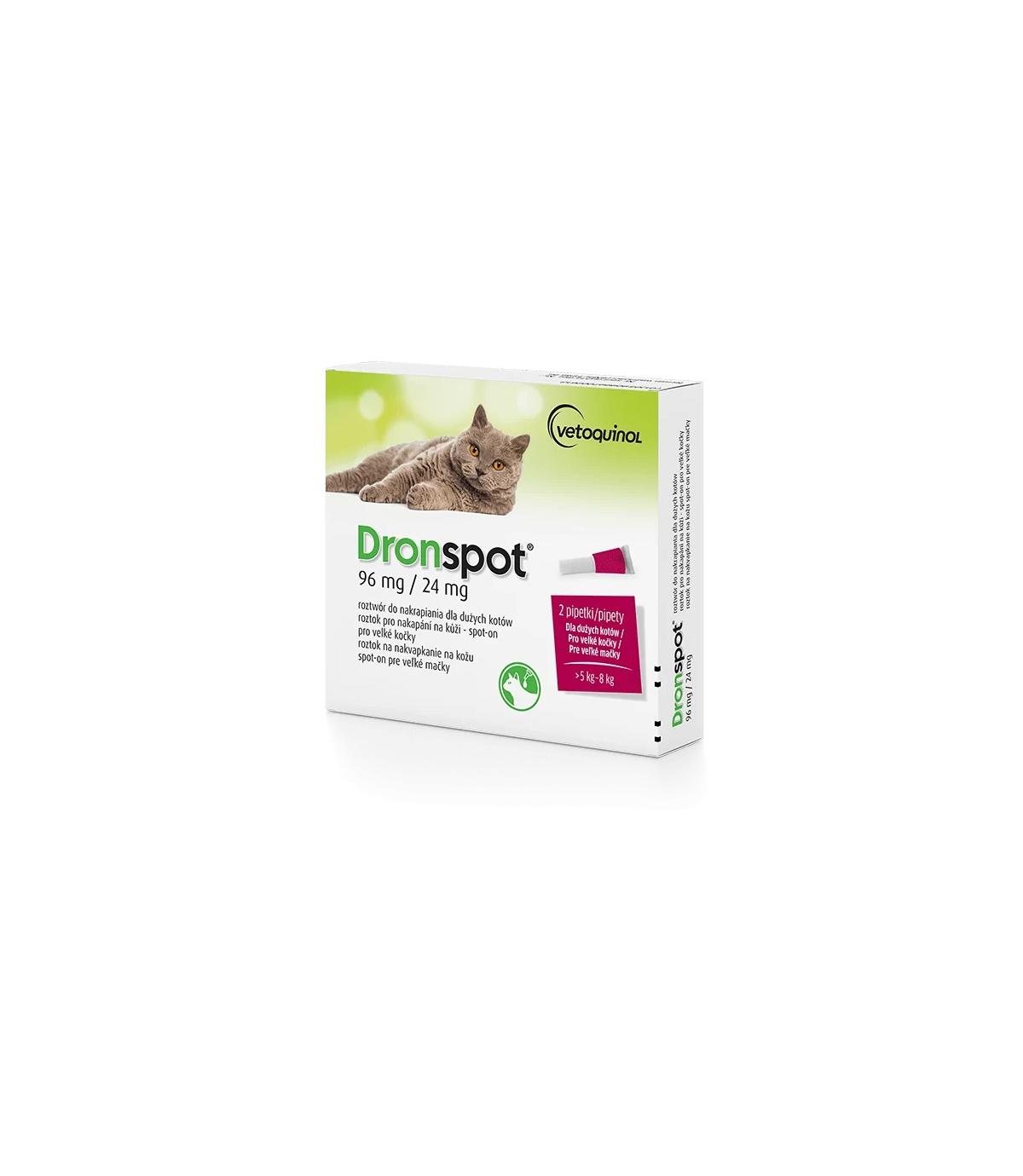 Dronspot 96mg - roztwór dla kotów od 5 do 8kg