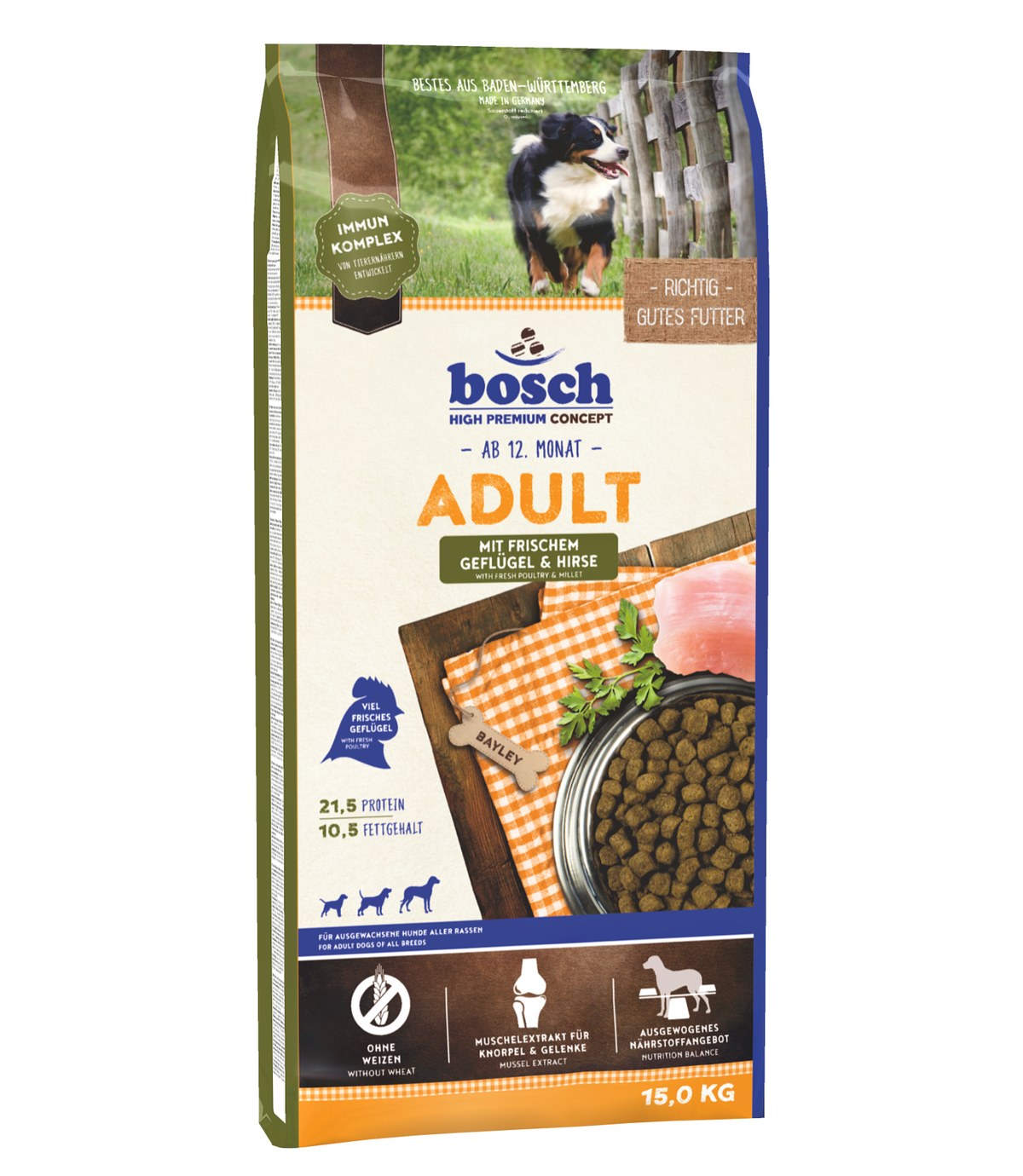 Bosch Adult Poultry & Millet - 15kg