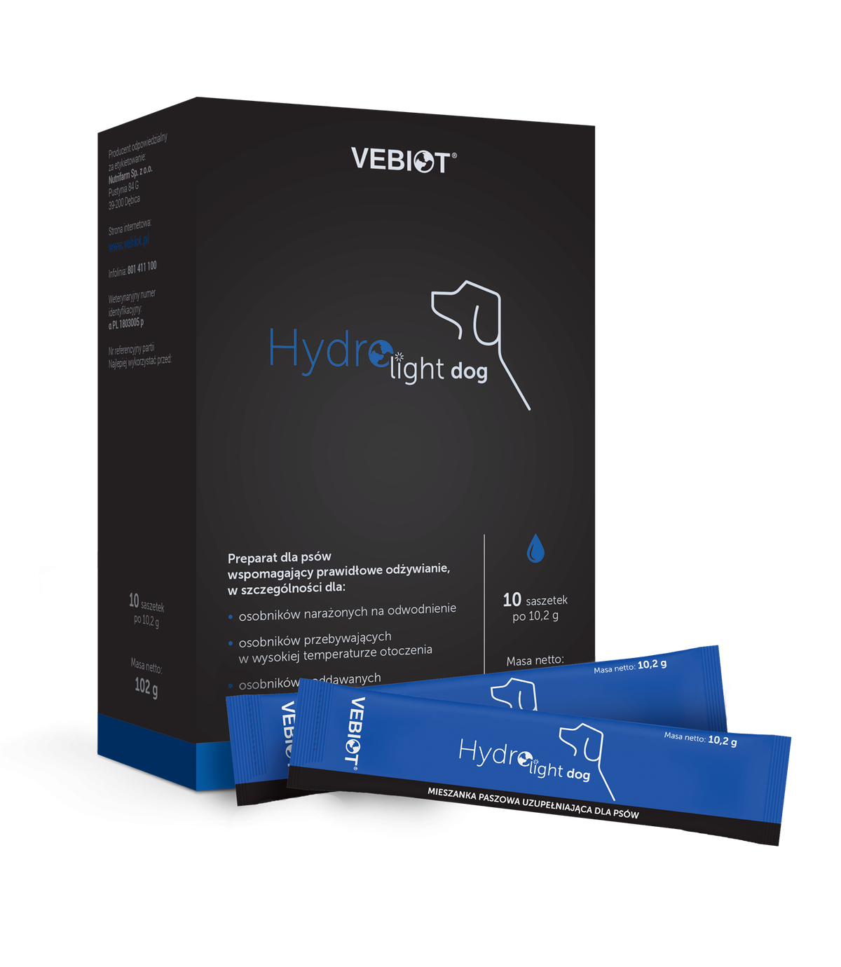 Hydro-Light Dog 10 saszetek