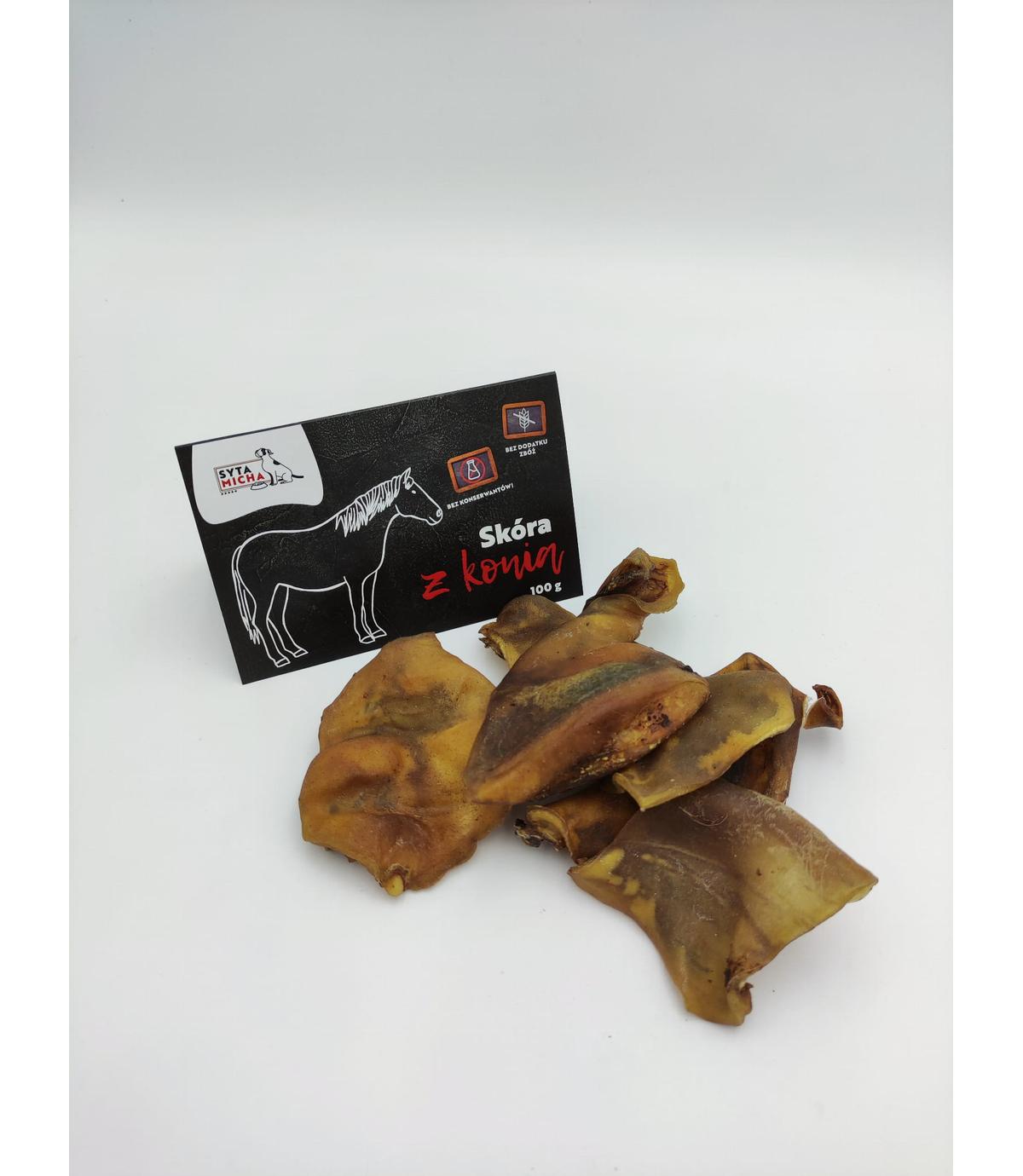 Suszona skóra z konia 100g