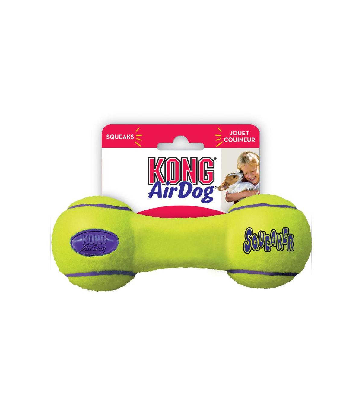 Airdog Squeaker Dumbbell L Kong