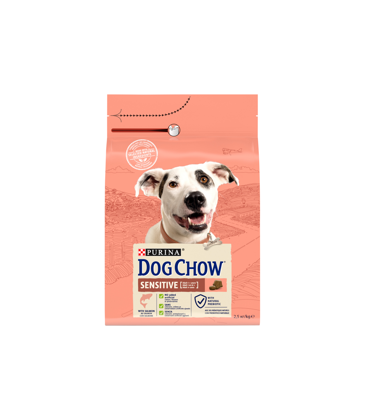 Purina Dog Chow Adult Sensitive 1+ Salmon 2,5kg