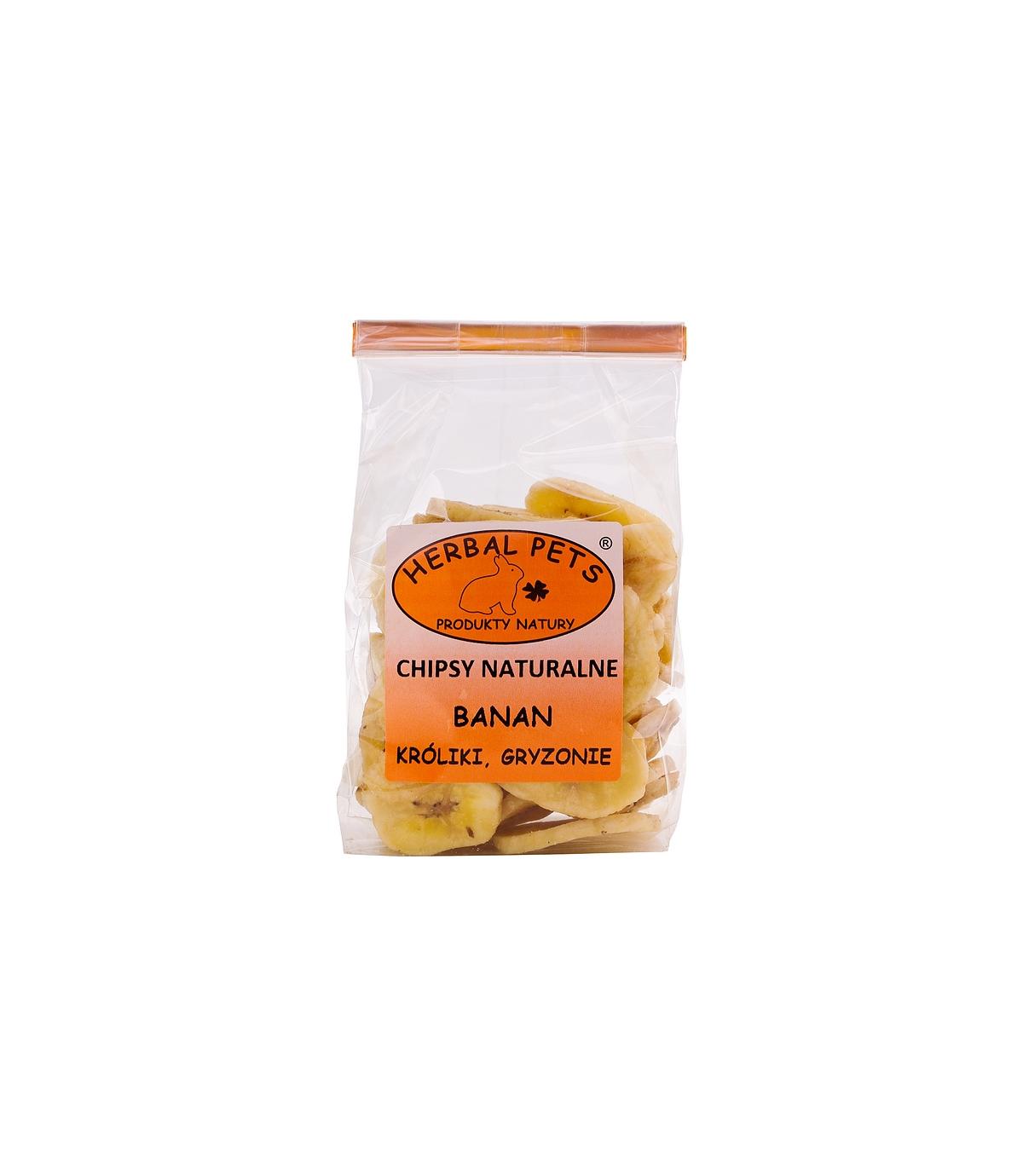 Chipsy naturalne banan 75g