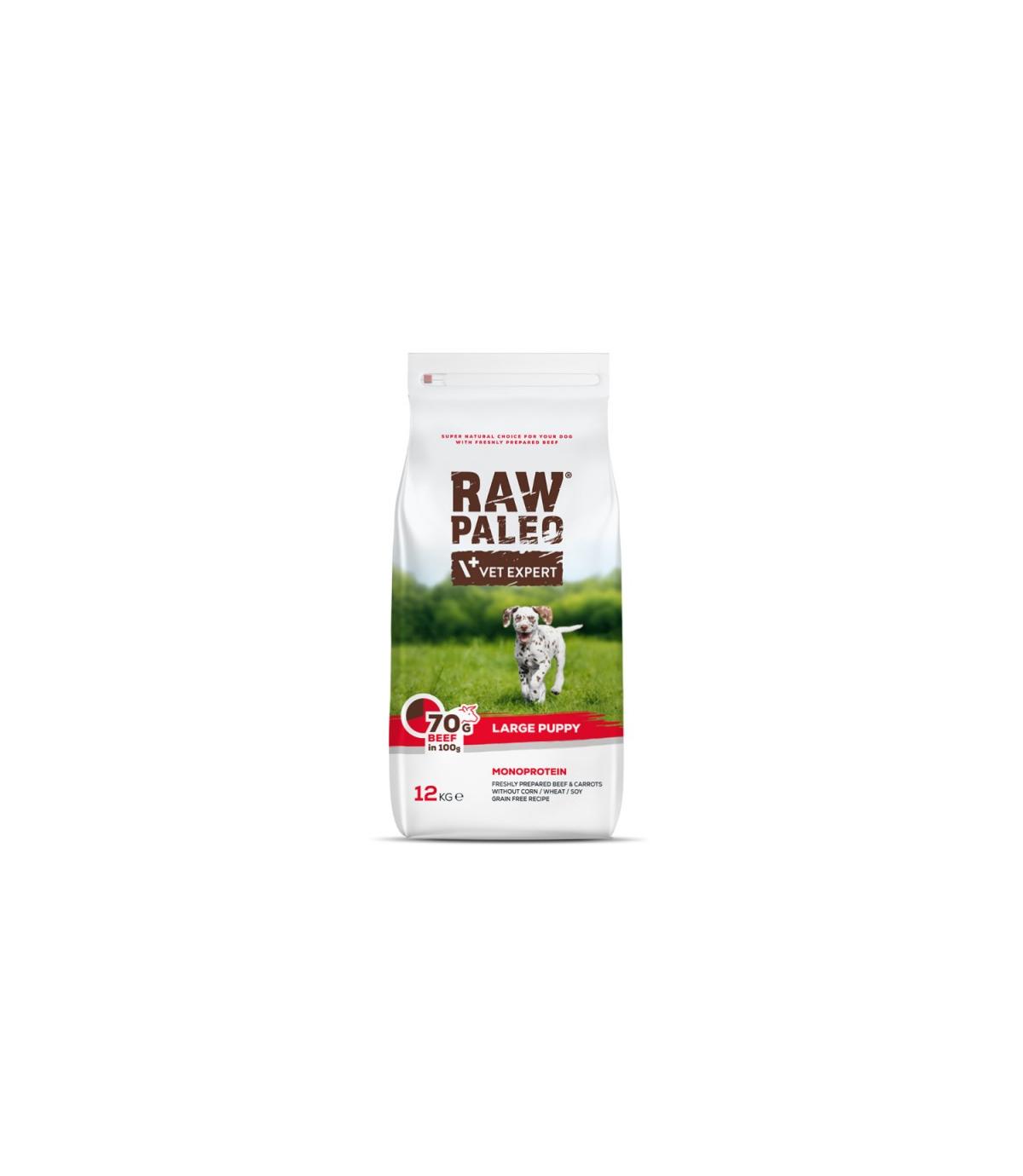 Raw Paleo Puppy Large Beef 12kg