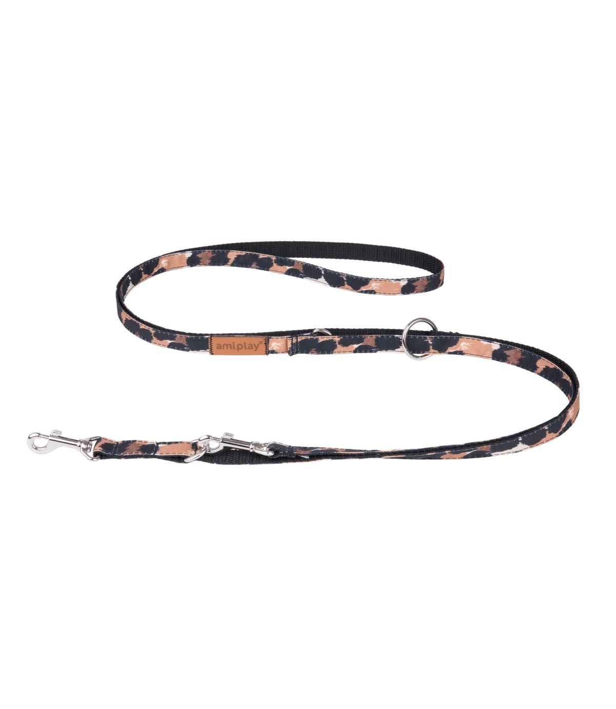 Smycz regulowana Amiplay Safari 100-200cm x 1,5cm