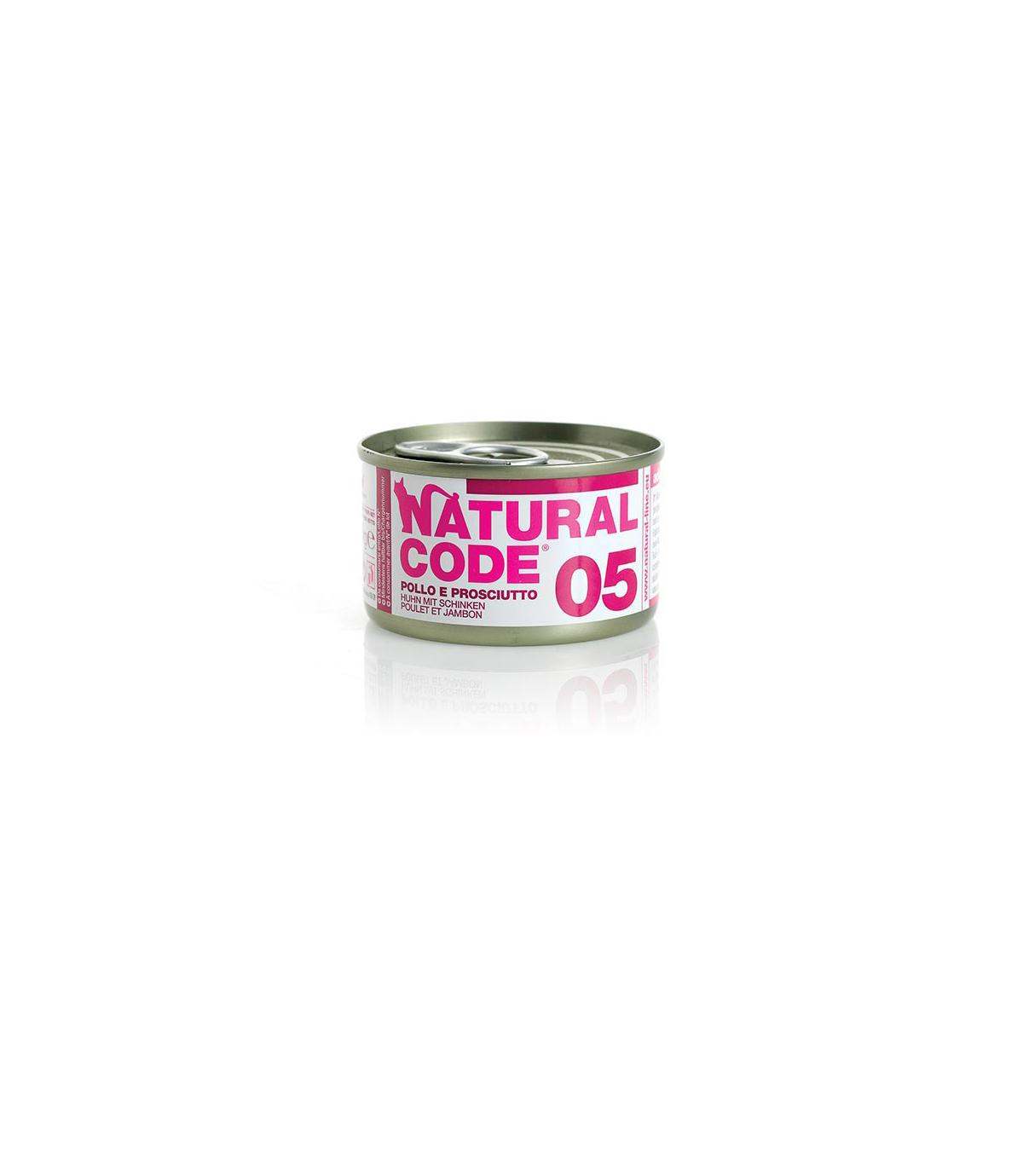 Natural Code Cat 05 Chicken and ham 85g