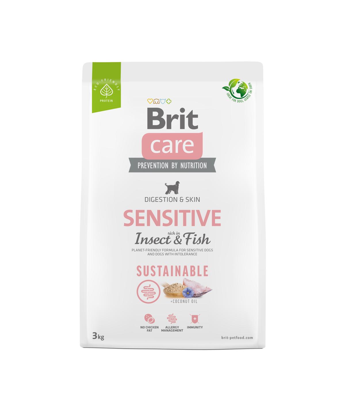 Brit Care Dog Sustainable Sensitive Insect & Fish 3kg