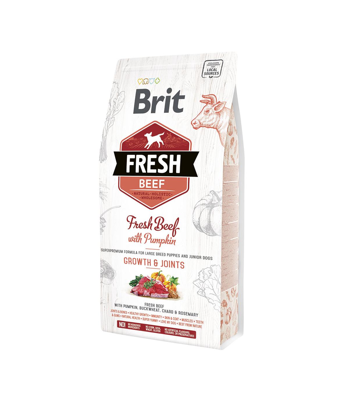 Brit Fresh Junior Large Breed Beef & Pumpkin - 2,5kg