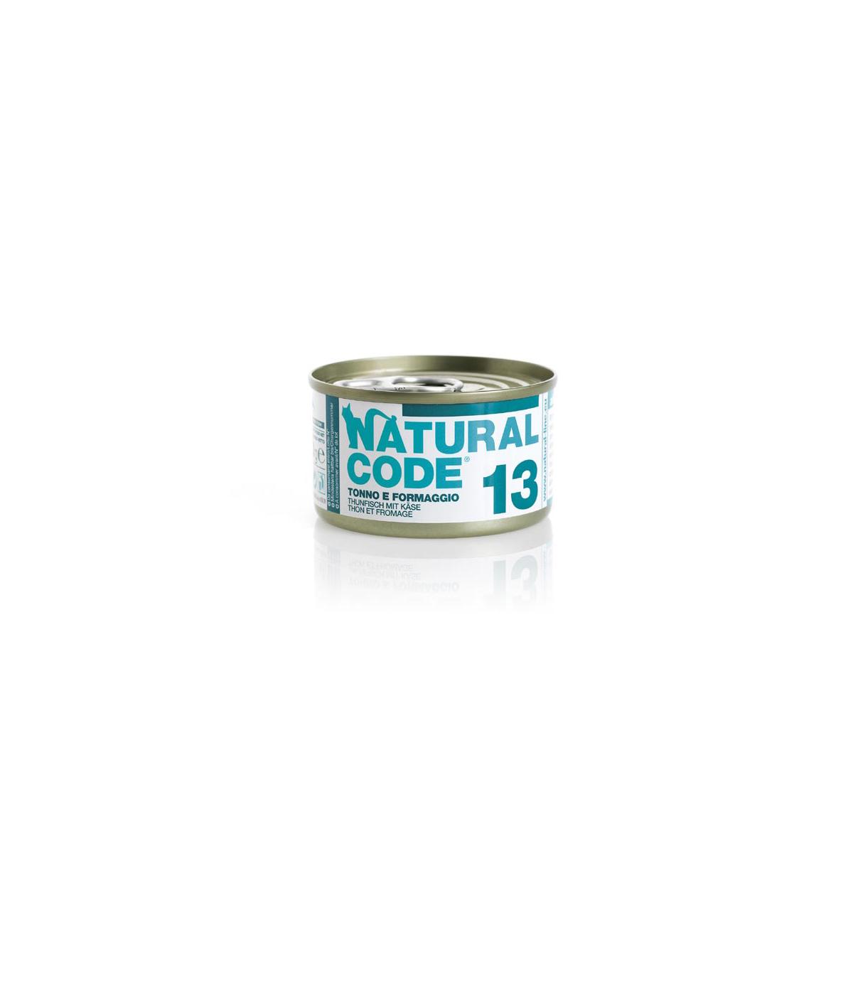 Natural Code Cat 13 Tuna and cheese 85g