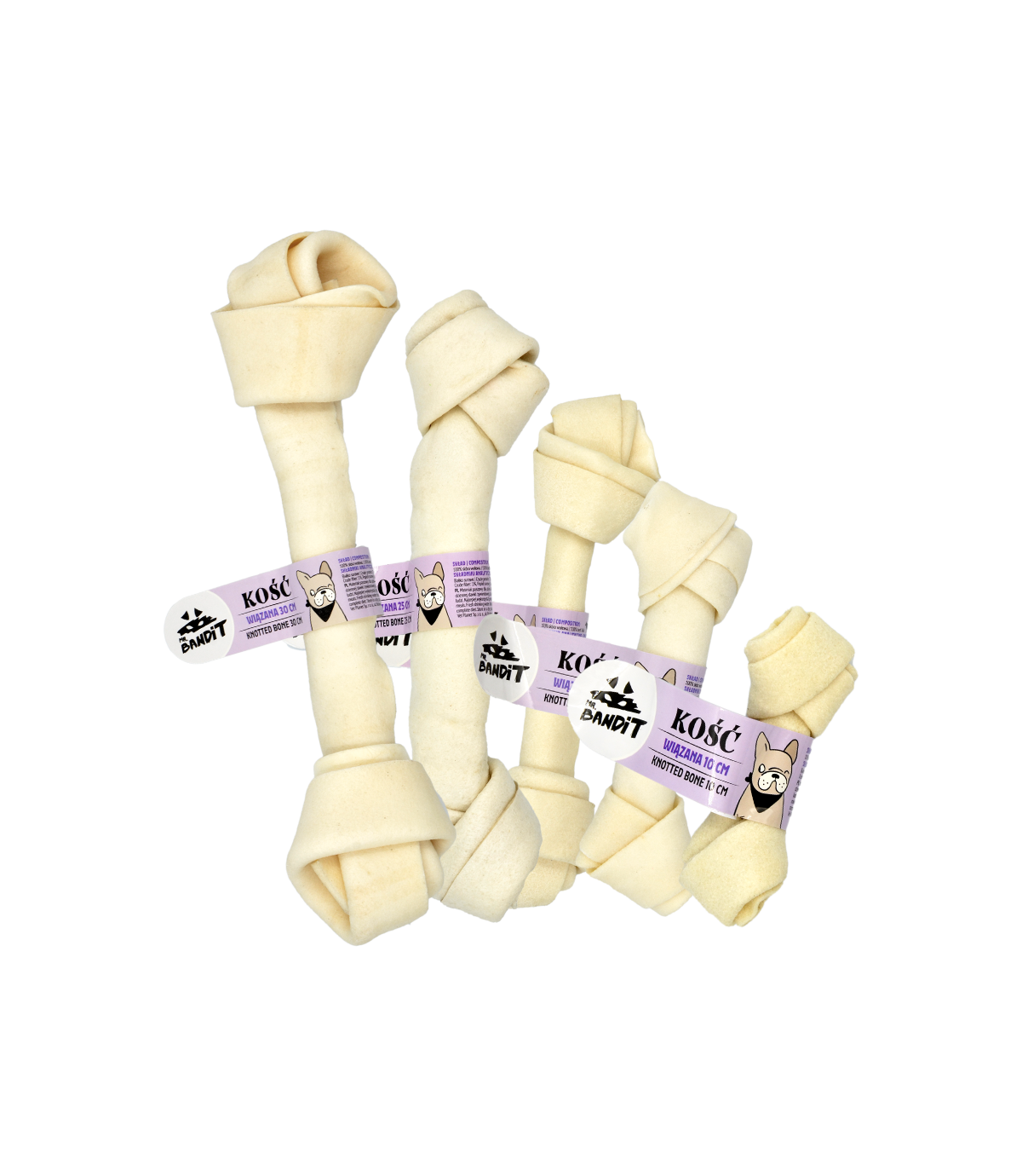 Kość wiązana Mr. Bandit 10cm