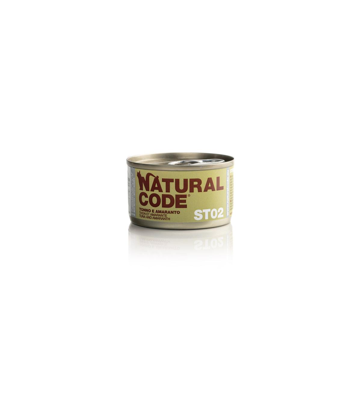 Natural Code Cat ST02 Tuna and amaranth 85g