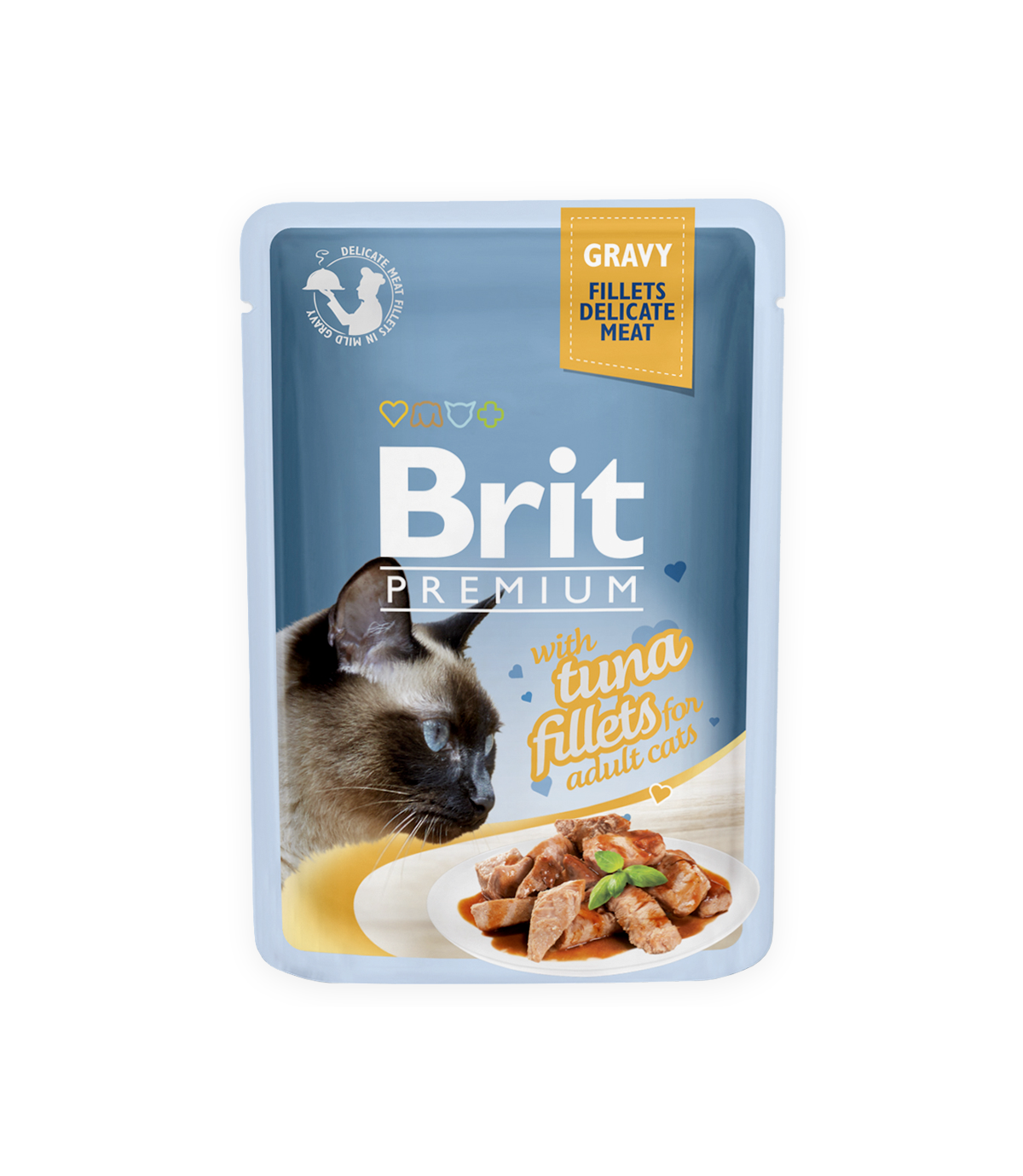 Brit Premium Cat Adult Tuna Fillets w sosie 85g