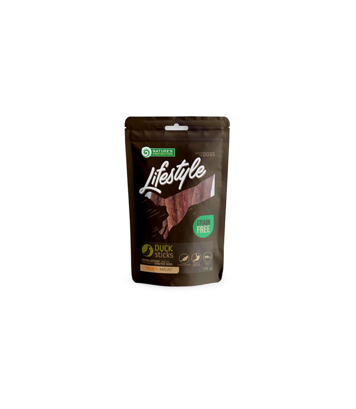 Nature's Protection Lifestyle Snack Duck Sticks 75g