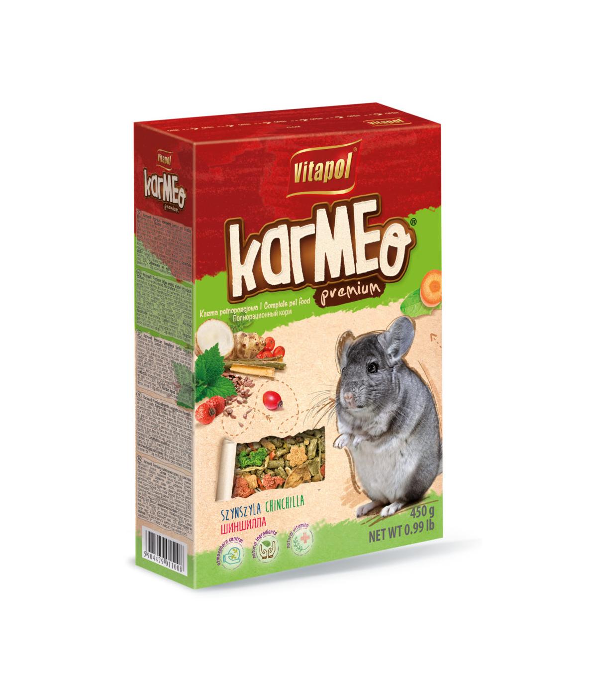 Karma Karmeo dla szynszyli 450g