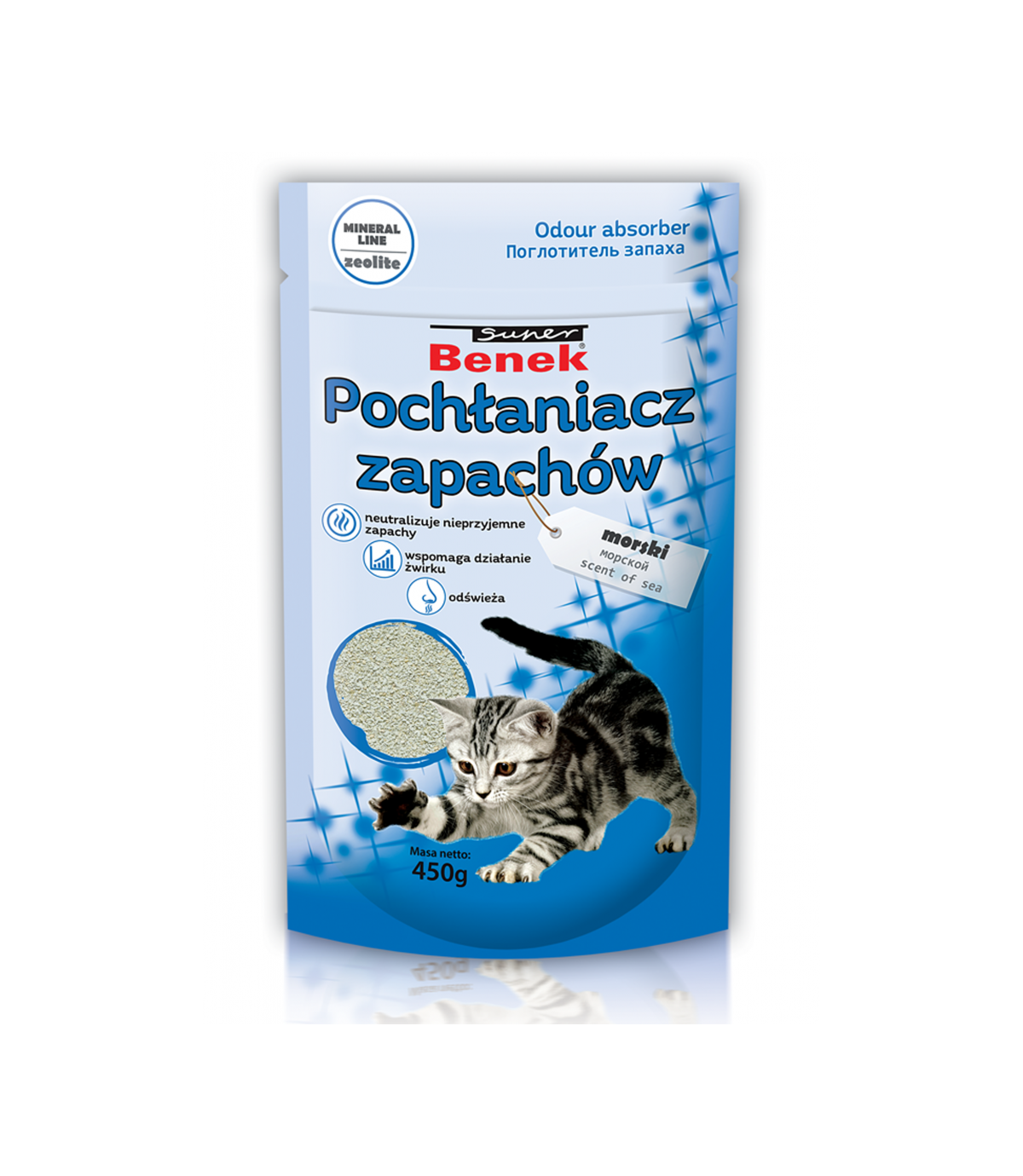 Benek Pochłaniacz zapachów Morski - 450g