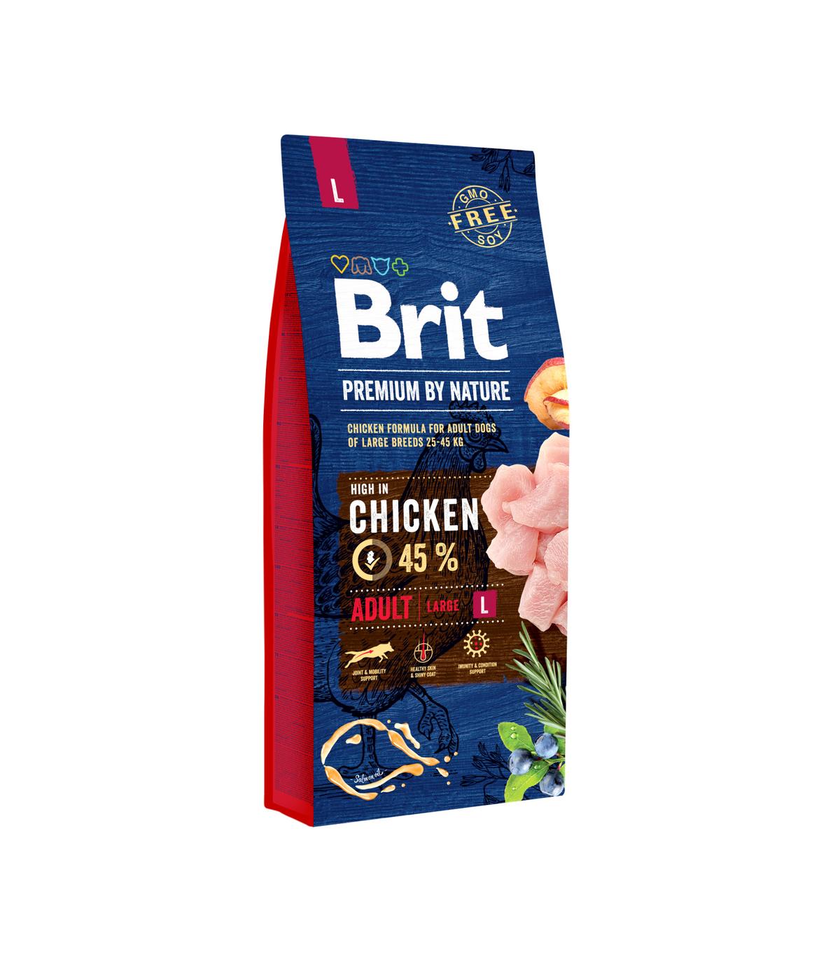 Brit Premium By Nature Adult L 15kg