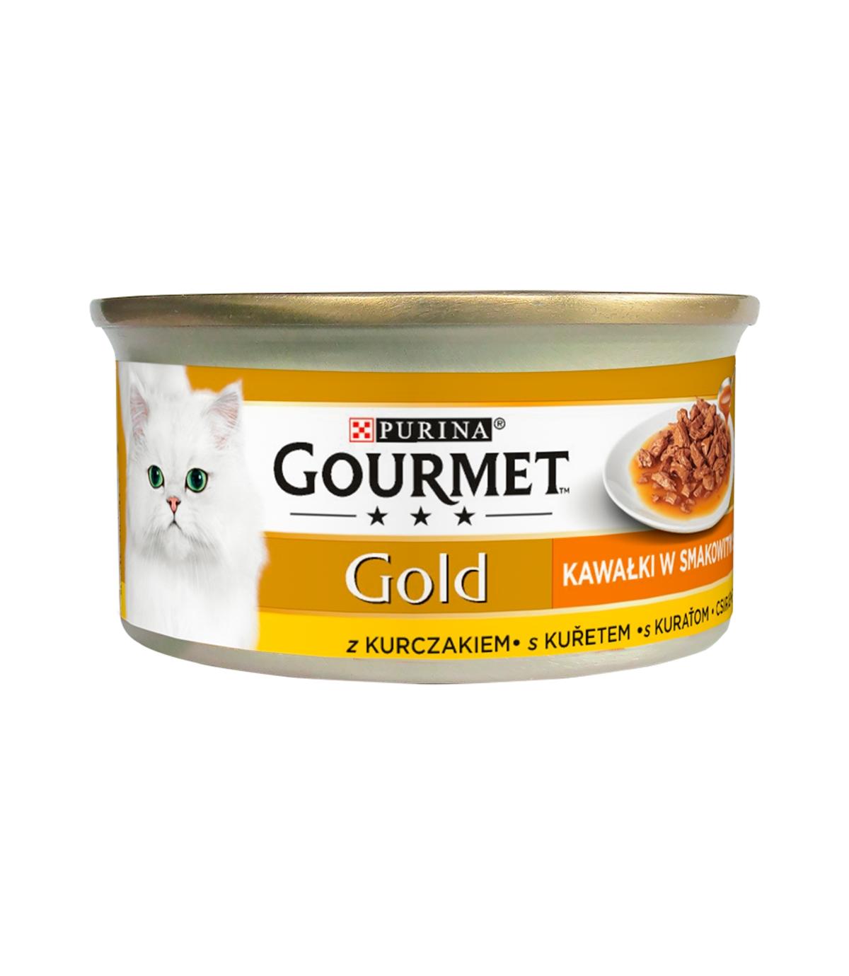 Gourmet Gold 85g kawałki w sosie z kurczakiem