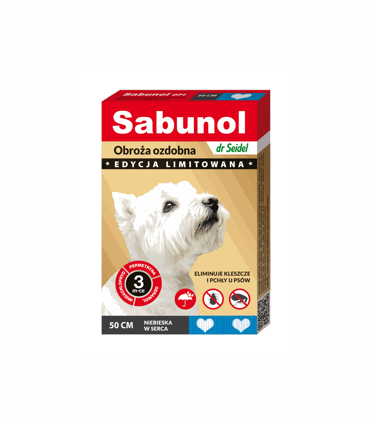 Obroża bójcza Sabunol ozdobna edycja limitowana 50cm