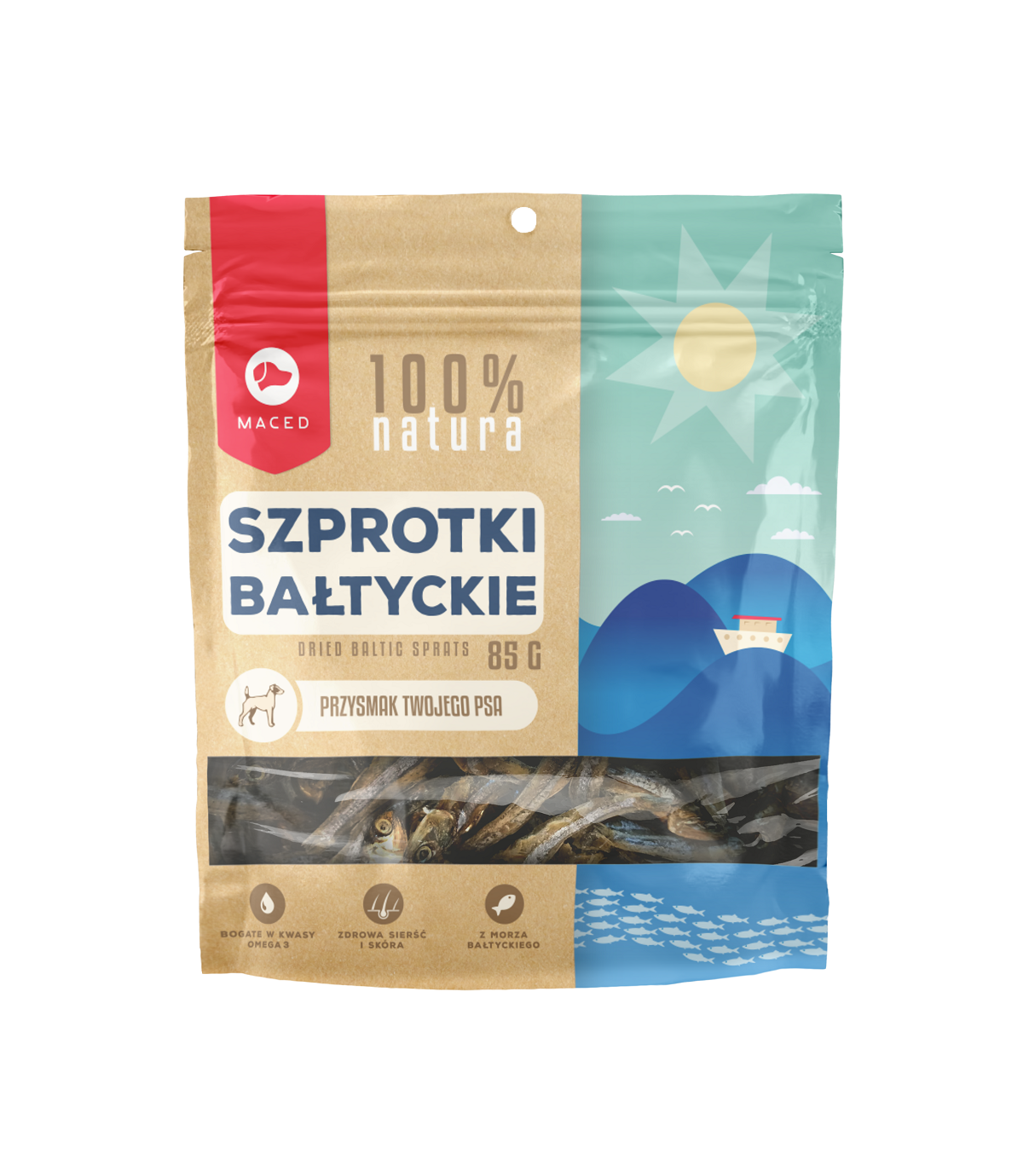 Suszone szprotki 85g