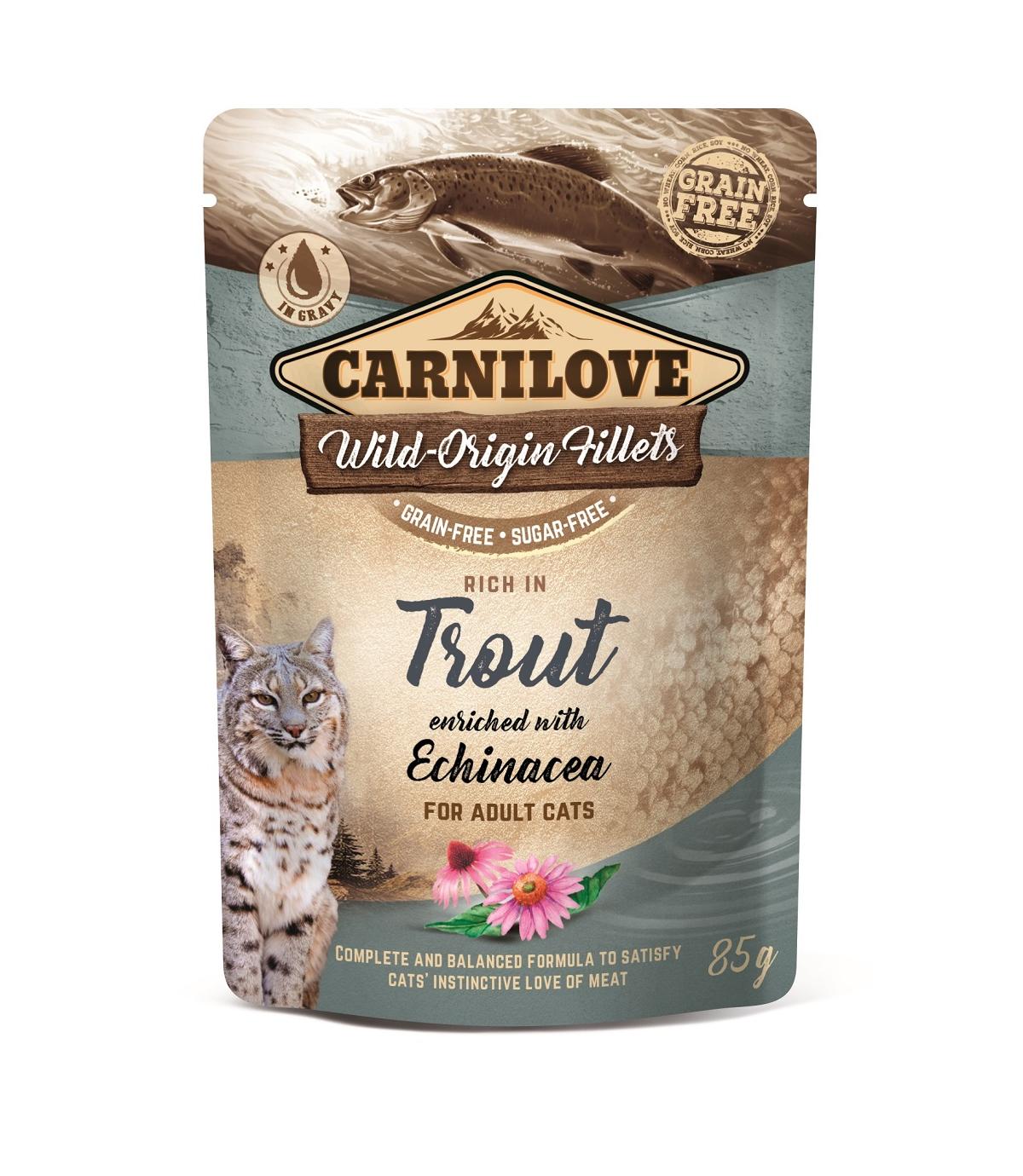 Carnilove Cat Trout & Echinacea Adult Cats 85g
