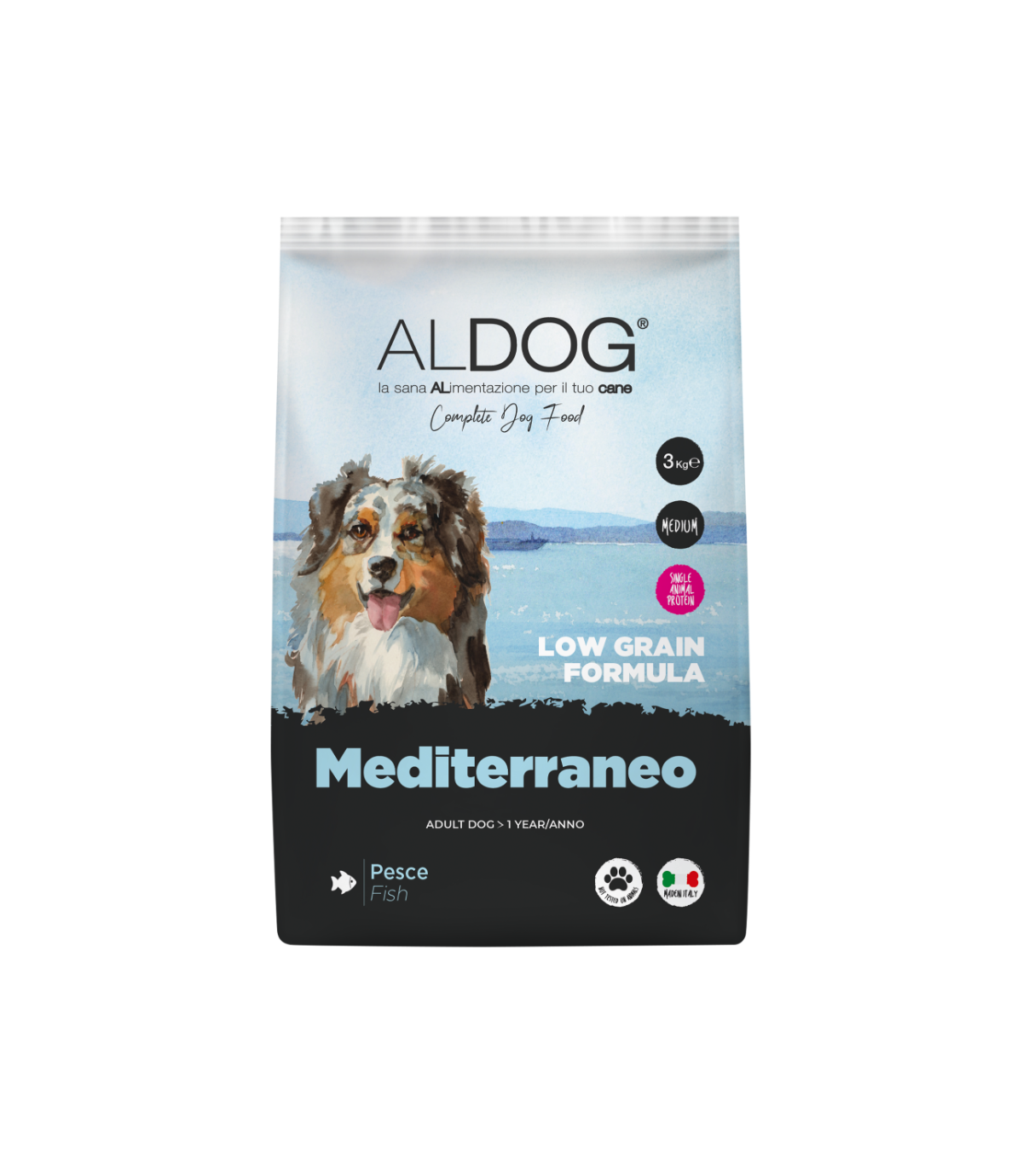 Aldog Low Grain Mediterraneo 3kg