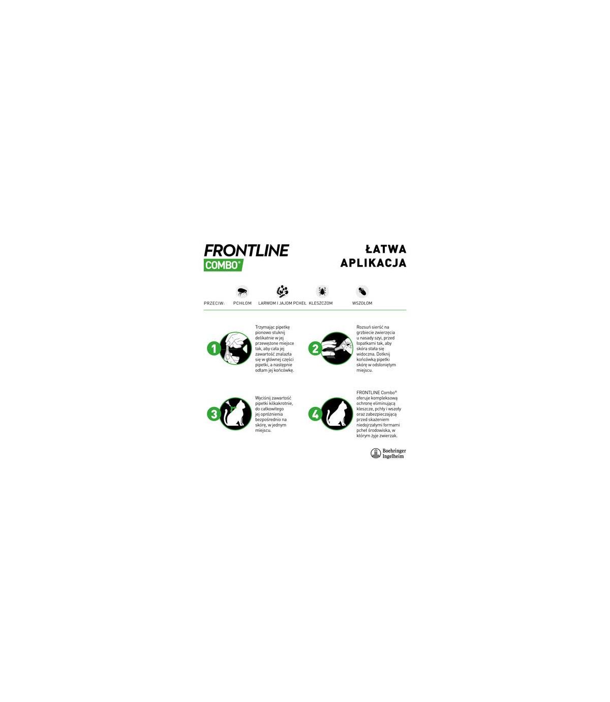 Frontline Krople Combo dla kotów