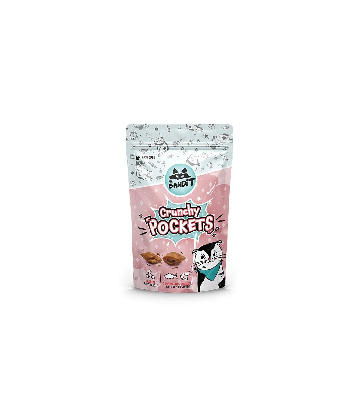 Mr.Bandit Crunchy Pockets Tuńczyk i Krewetka 40g