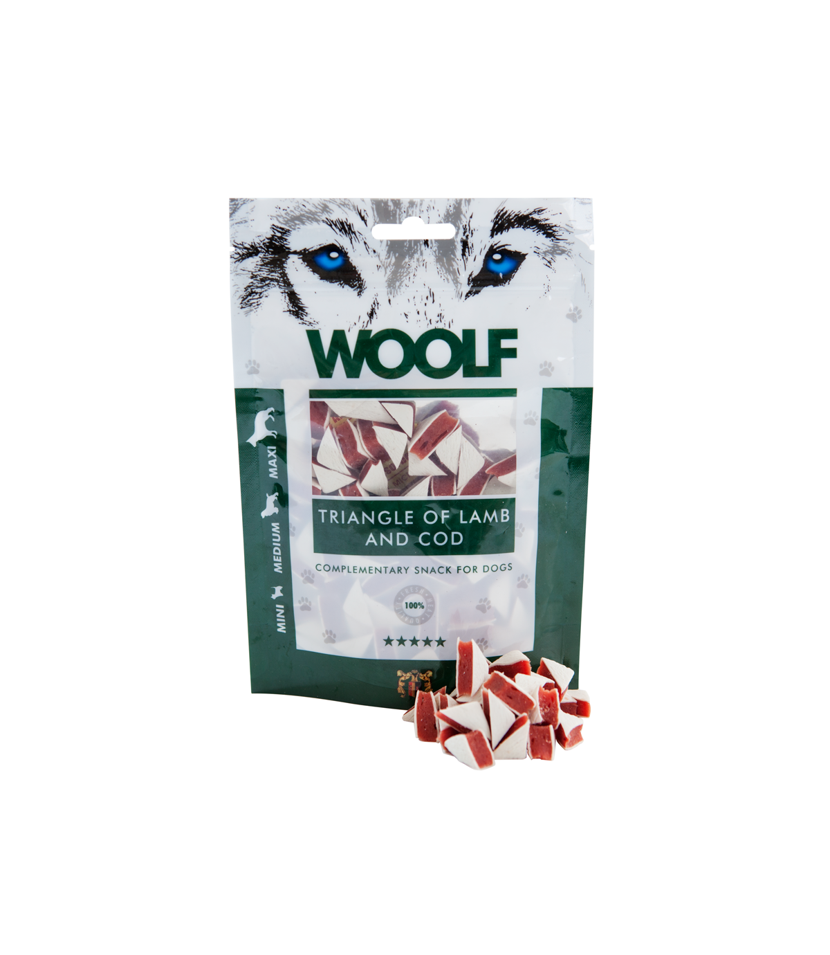 Woolf Triangle of Lamb and Cod 100g