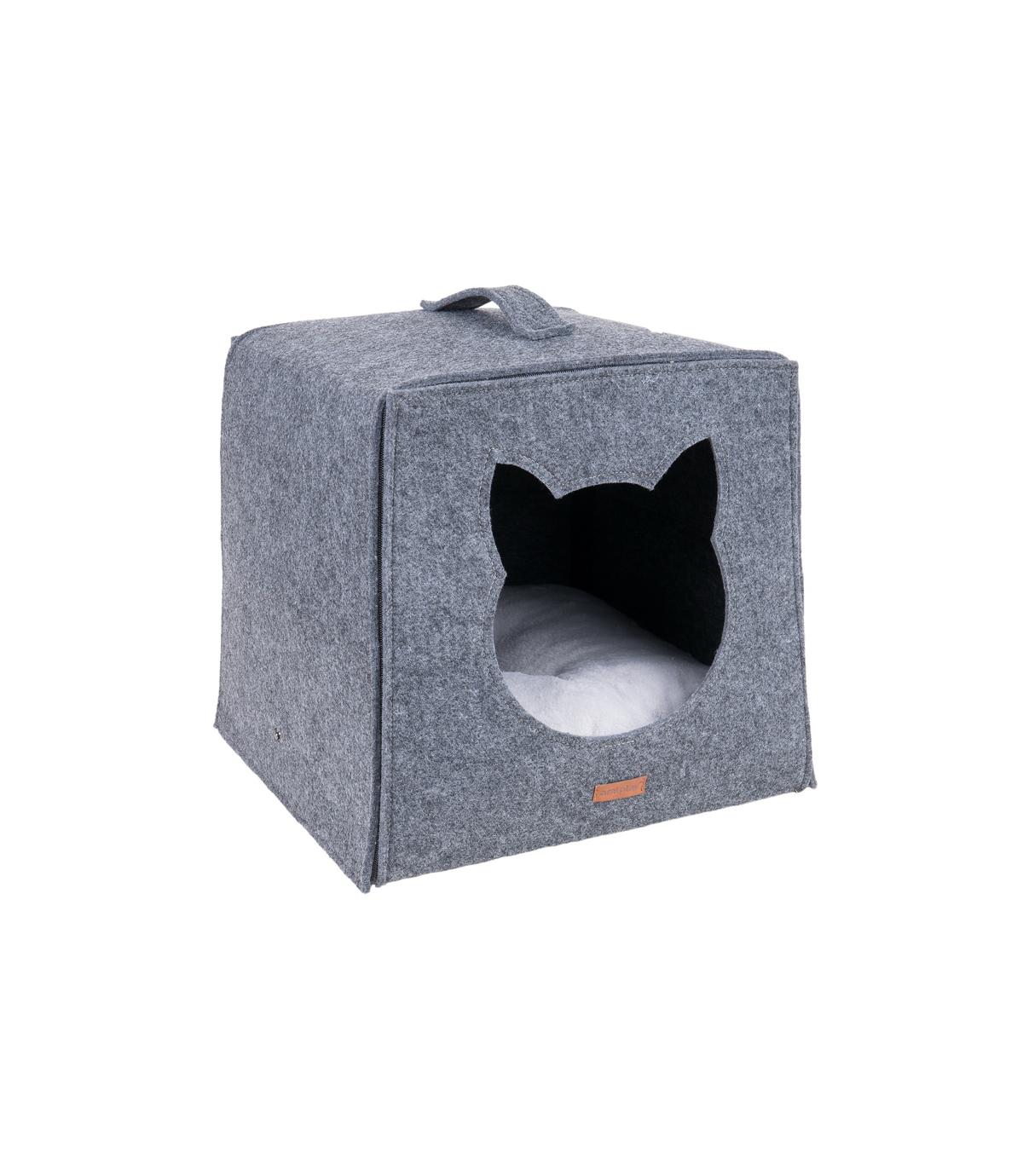 Filcowy domek dla kota 2w1 Hygge Kostka