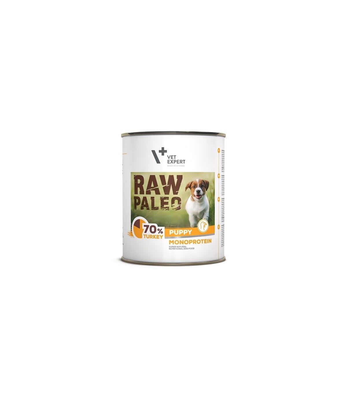 Raw Paleo Dog Puppy Turkey 800g
