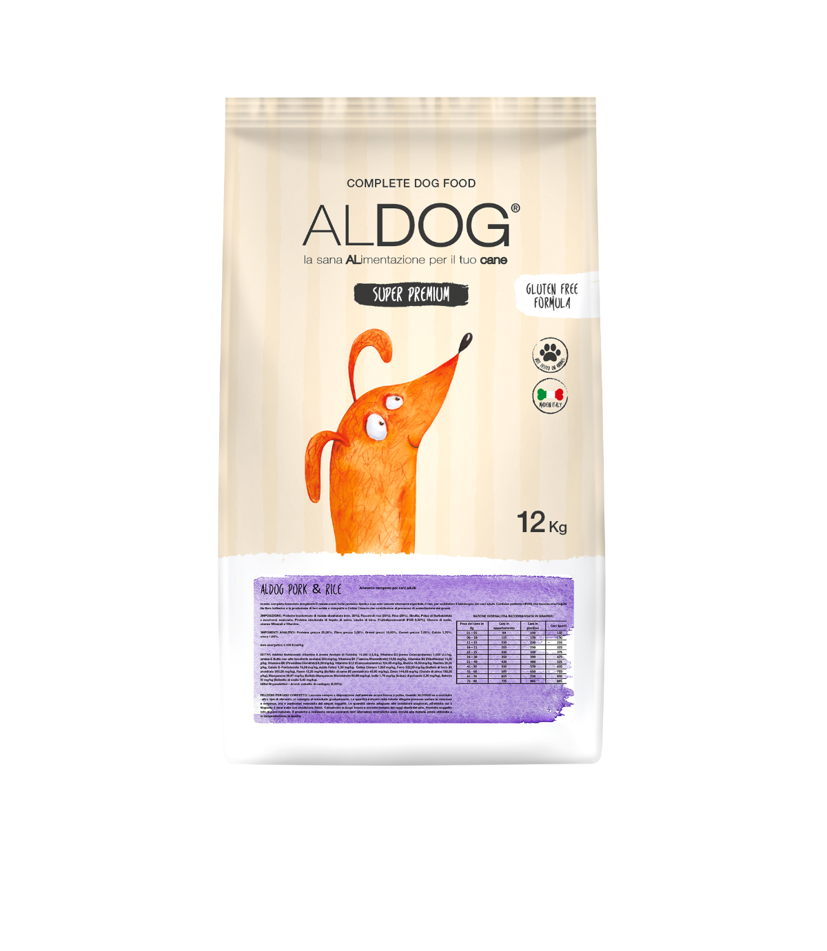 Aldog Mini Pork & Rice 12kg