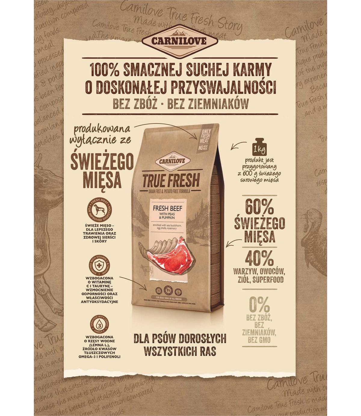 Carnilove True Fresh Beef 1,4kg