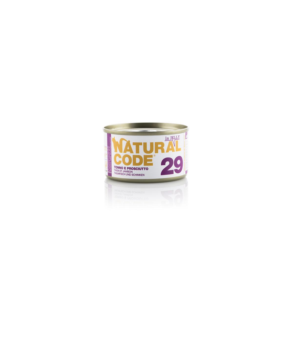 Natural Code Cat 29 Tuna and ham in jelly 85g