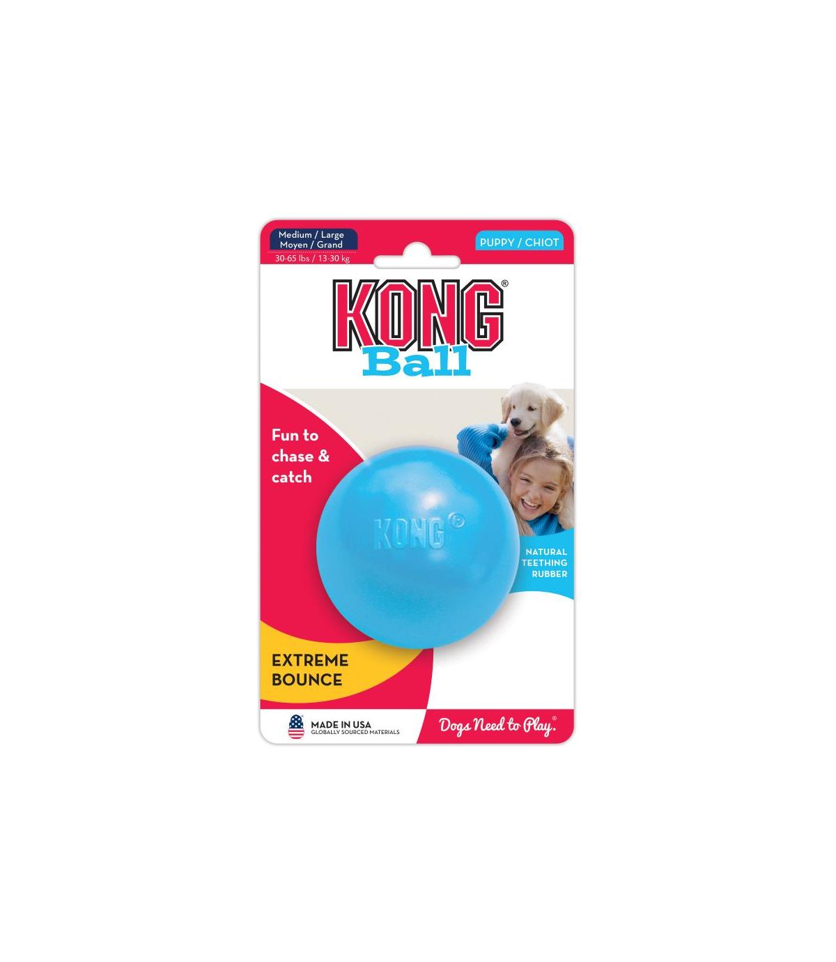 Puppy Ball with Hole M/L Kong