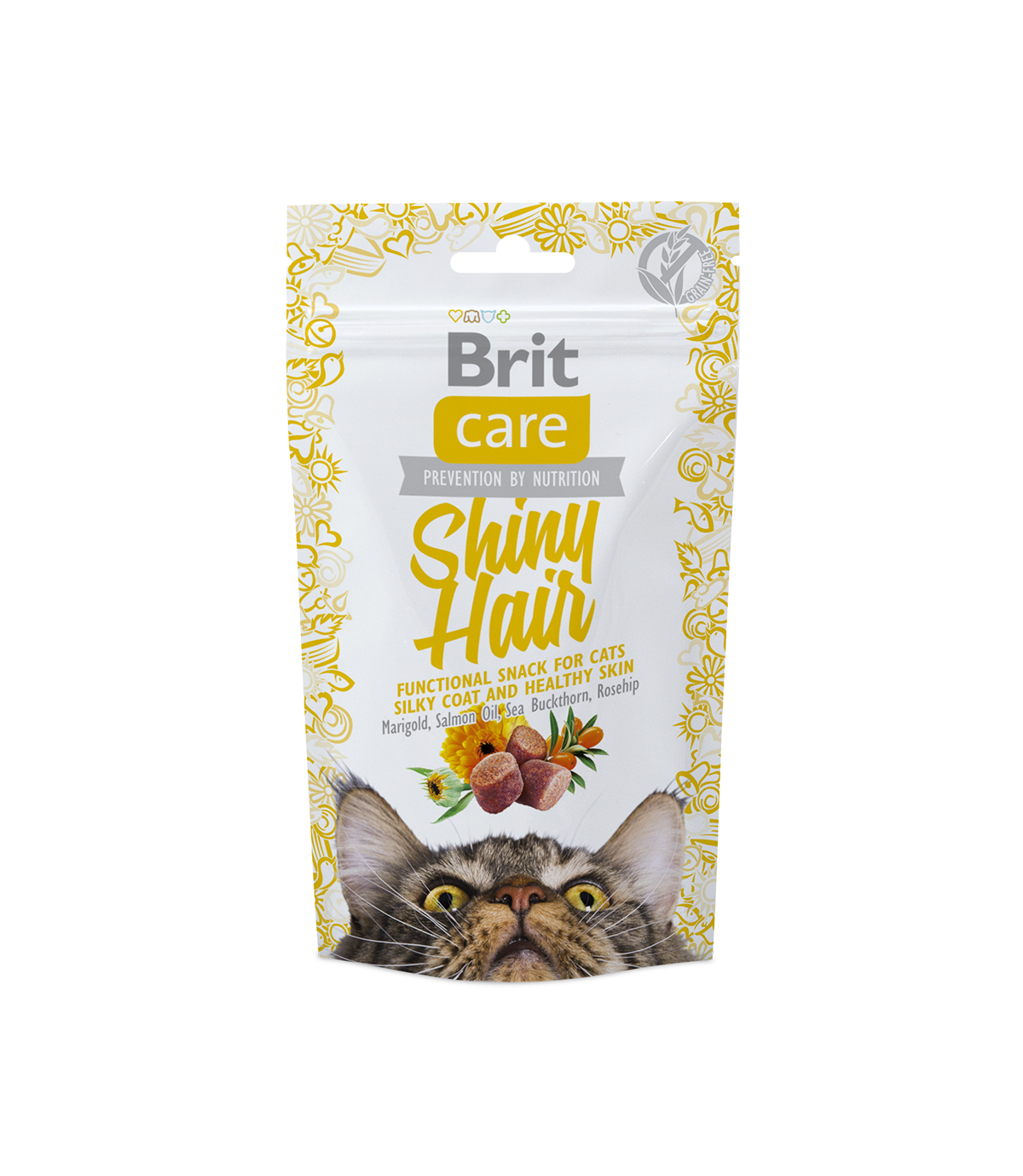 Brit Care Cat Snack Shiny Hair 50g