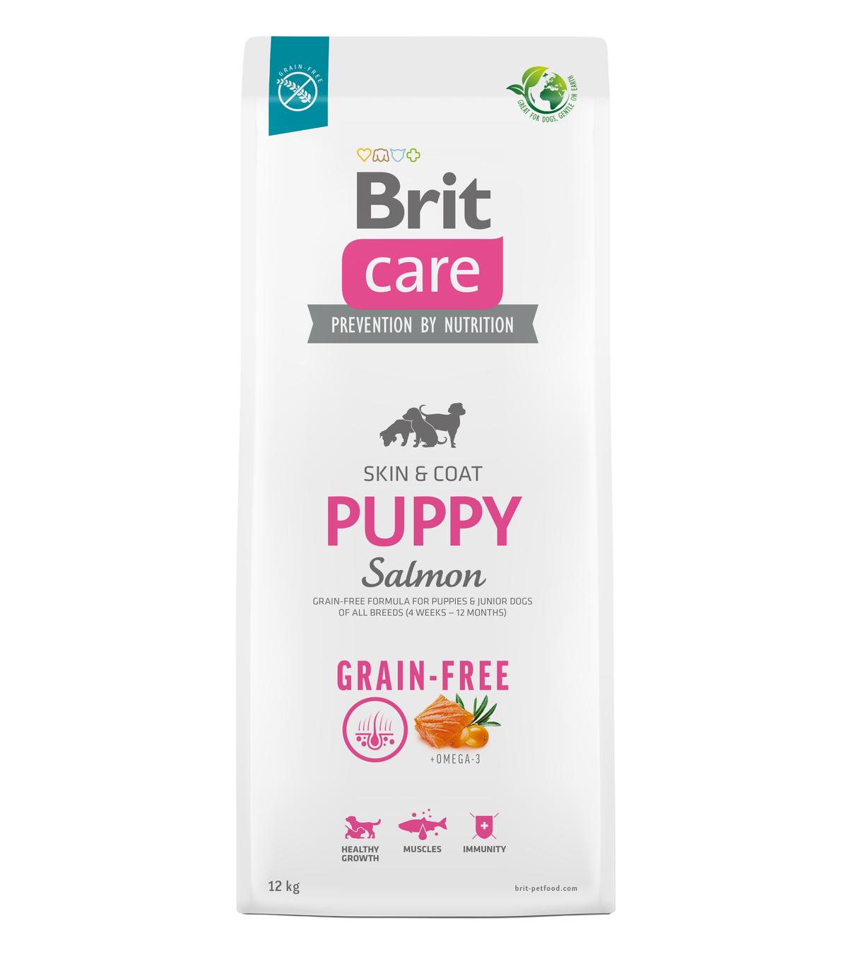 Brit Care Dog Grain-free Puppy Salmon 12kg