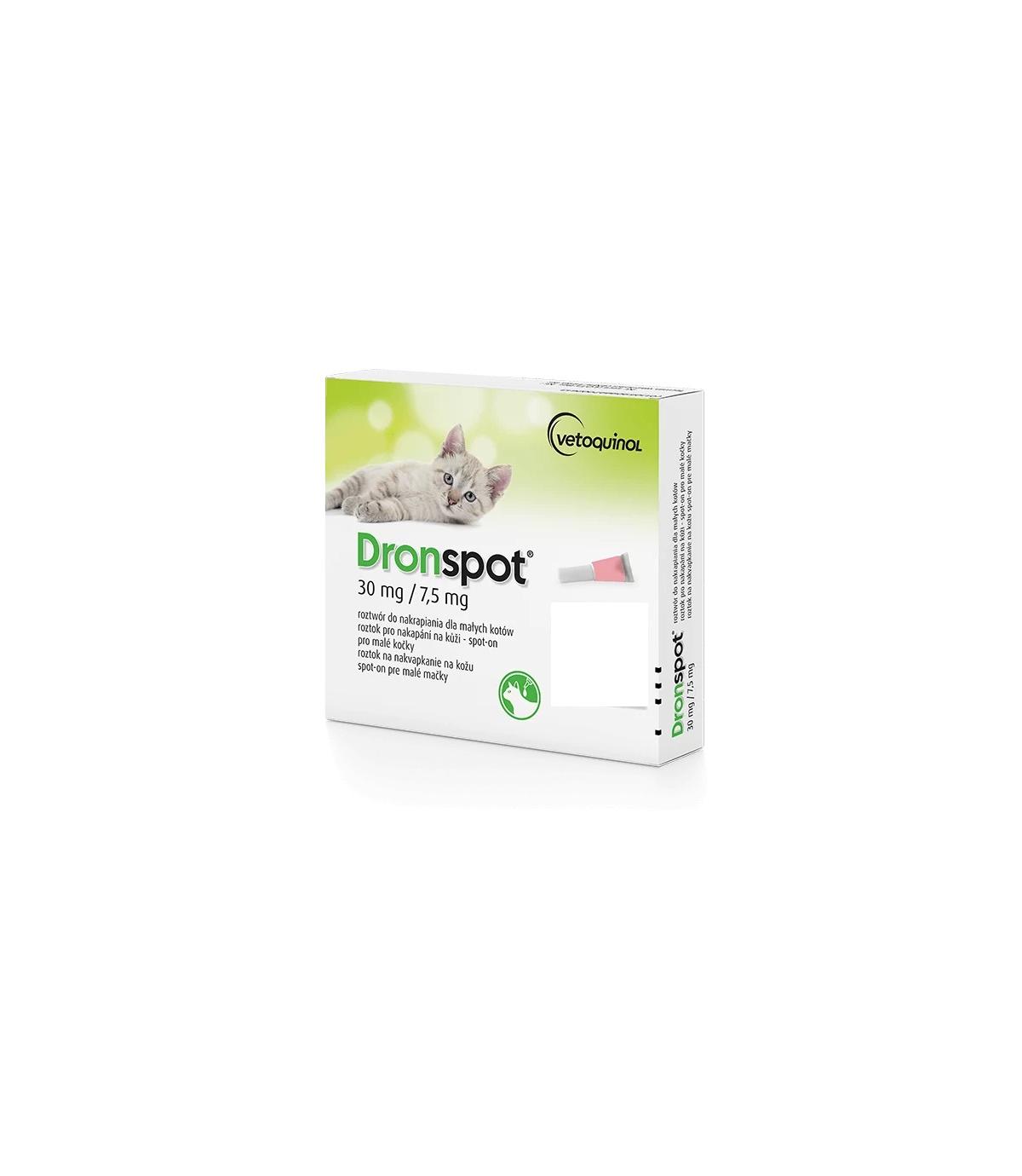 Dronspot 30mg - roztwór dla kotów do 2,5kg 1szt