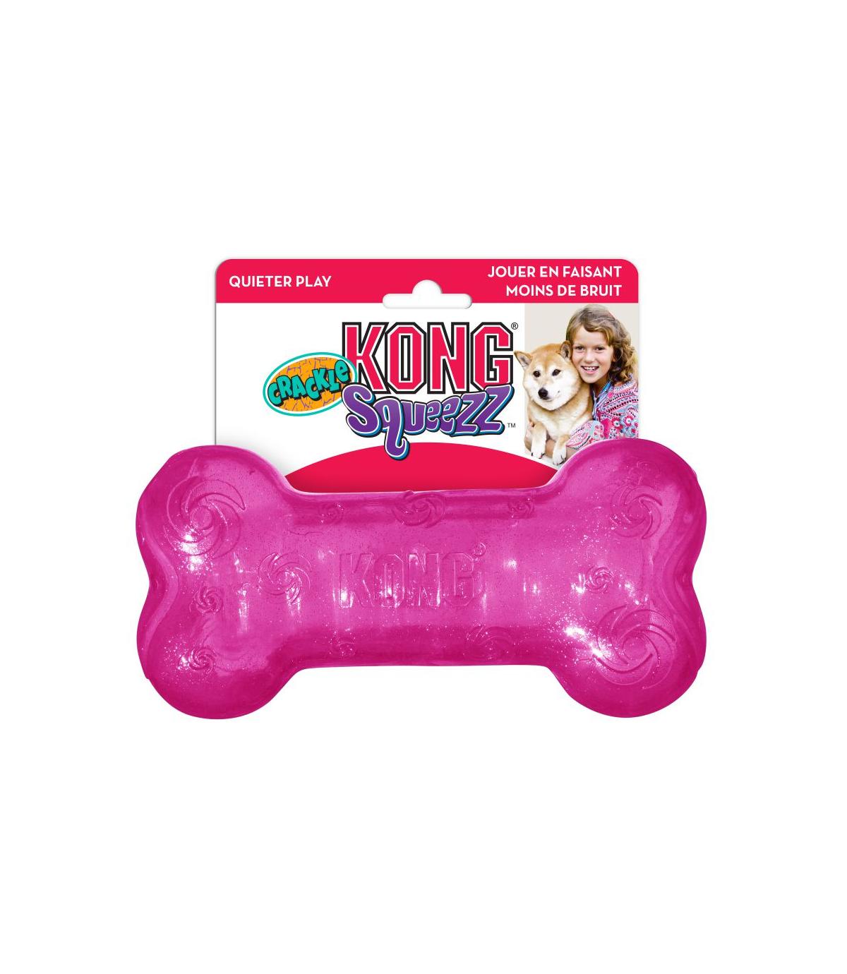 Squeezz Crackle Bone M Kong