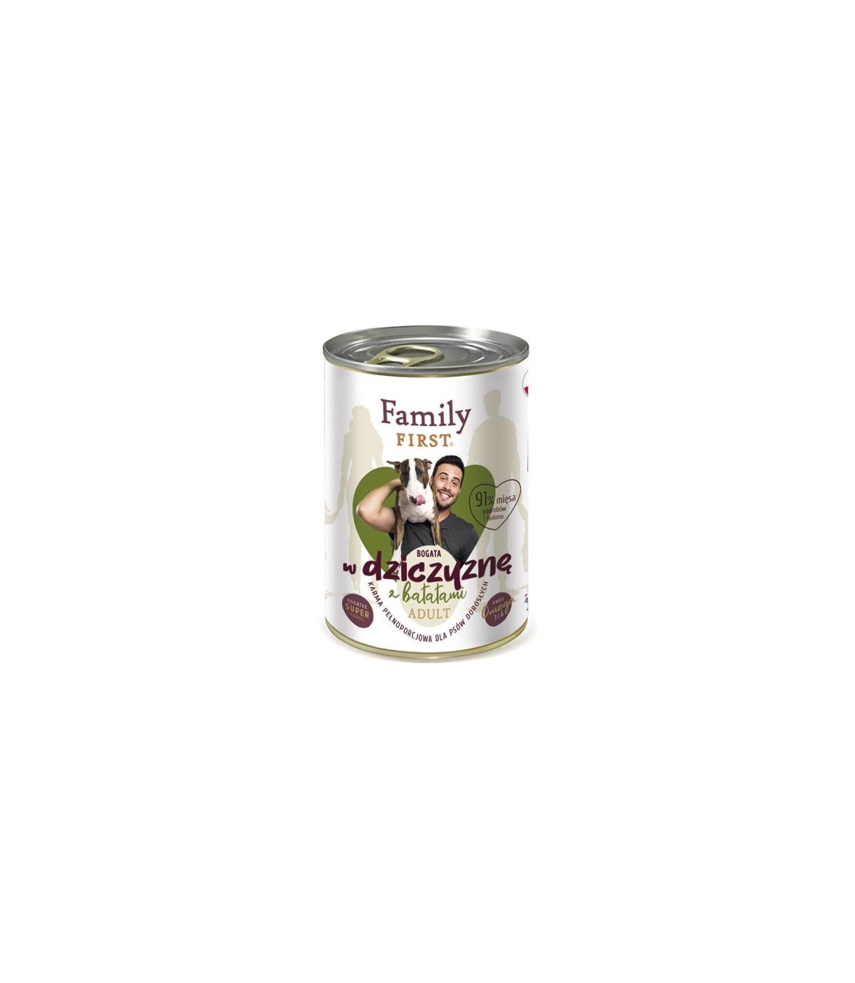 Family First Bogata w dziczyznę 400g