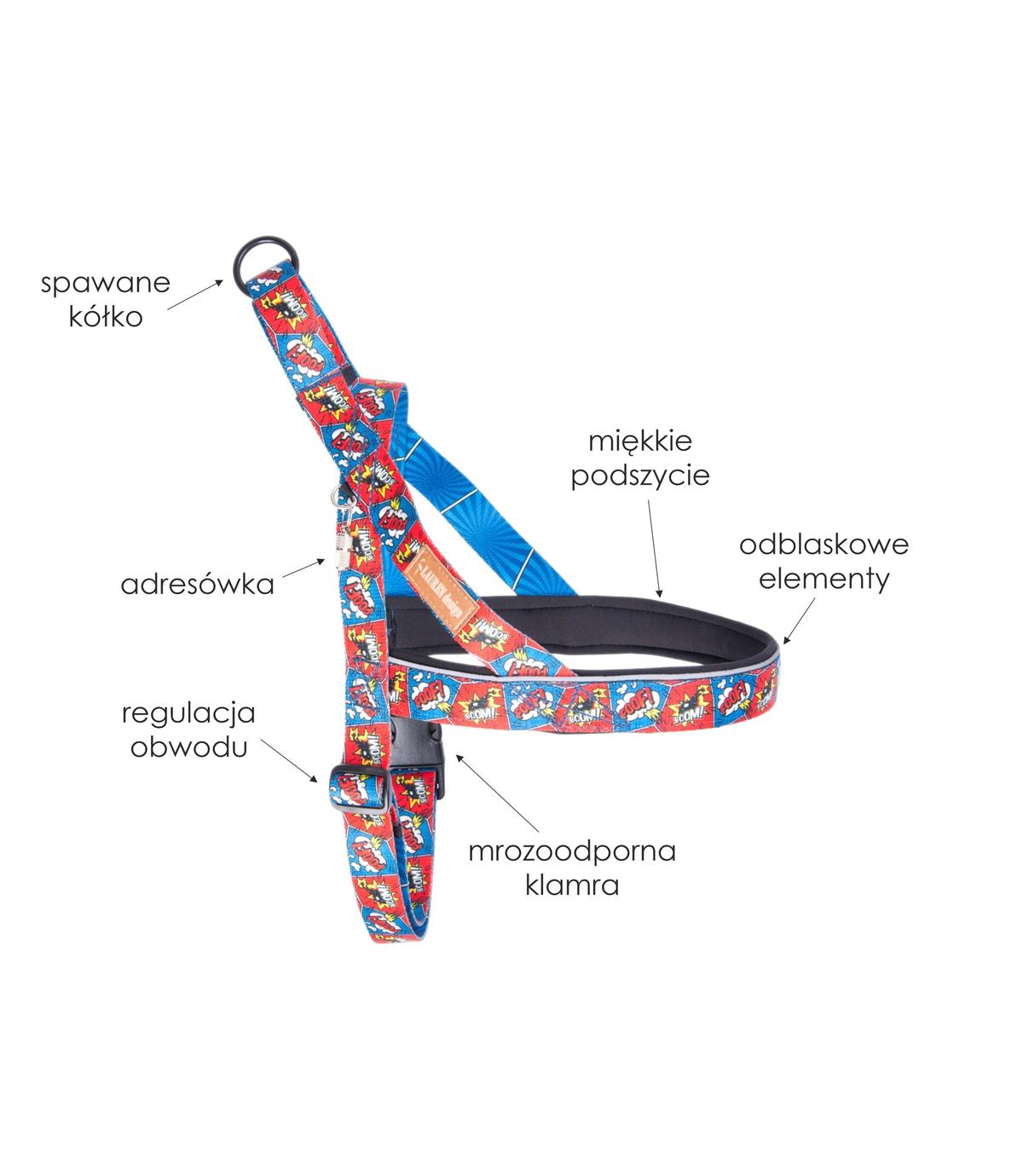 Szelki norweskie Color Comic Book S