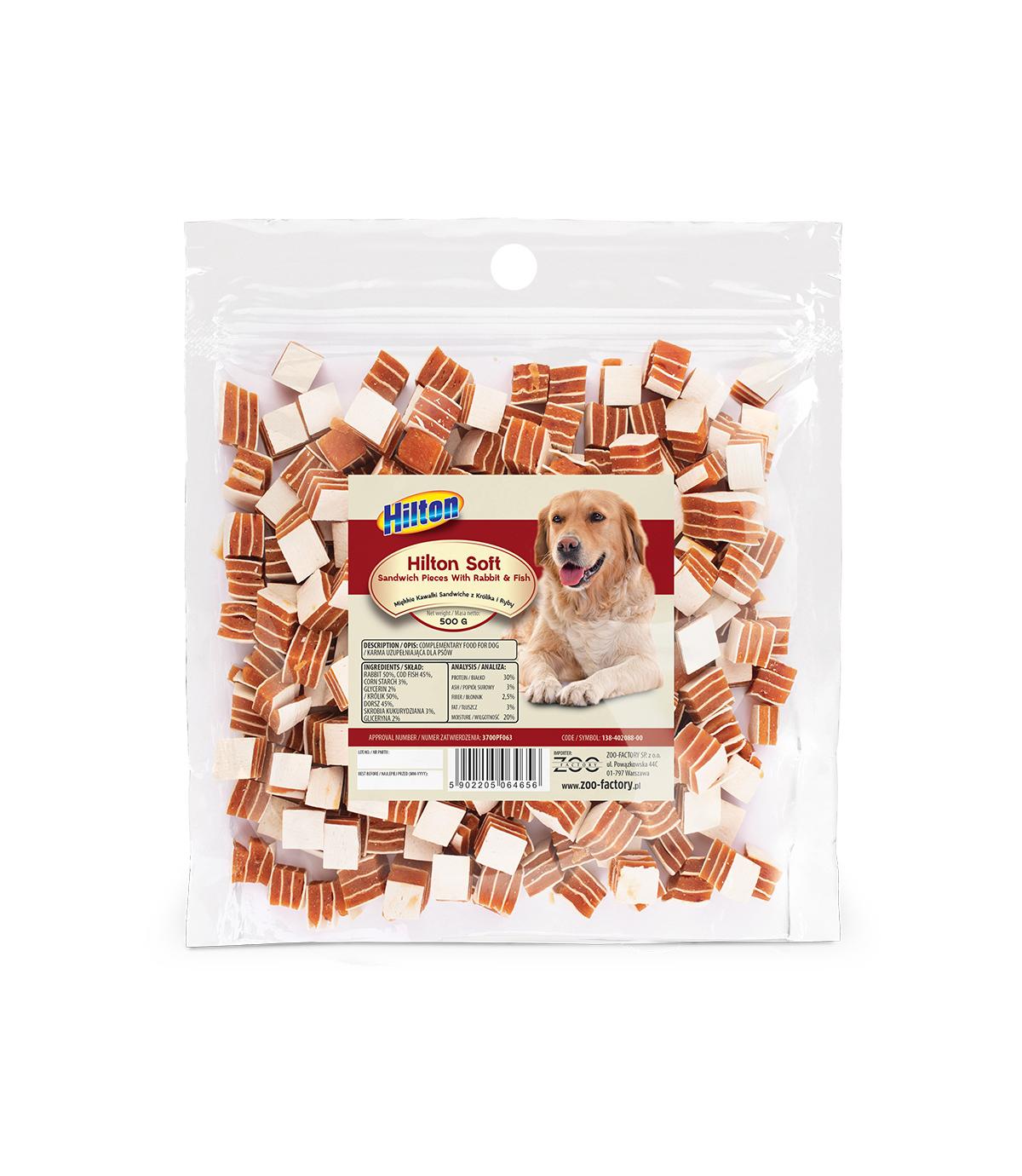 Sandwich z królika i ryby 500g