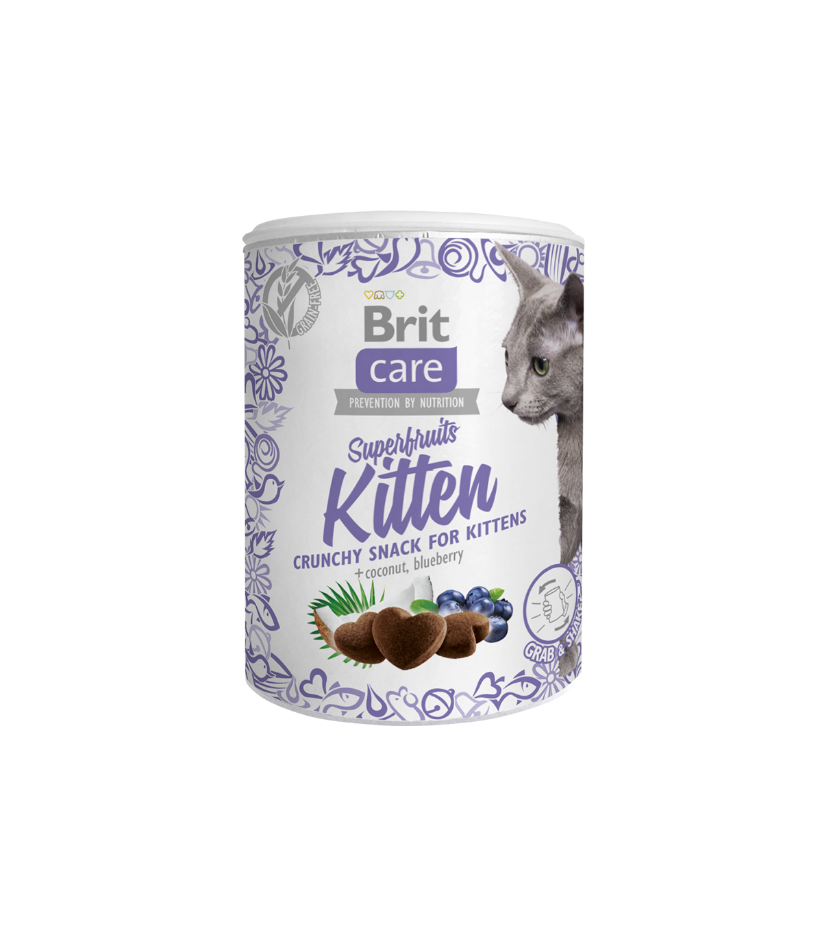 Brit Care Cat Snack Superfruits Kitten 100g