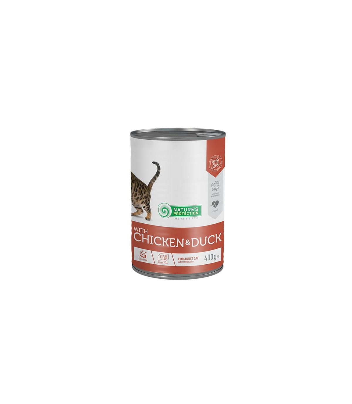 Nature's Protection Sterilised Adult Cat 400g