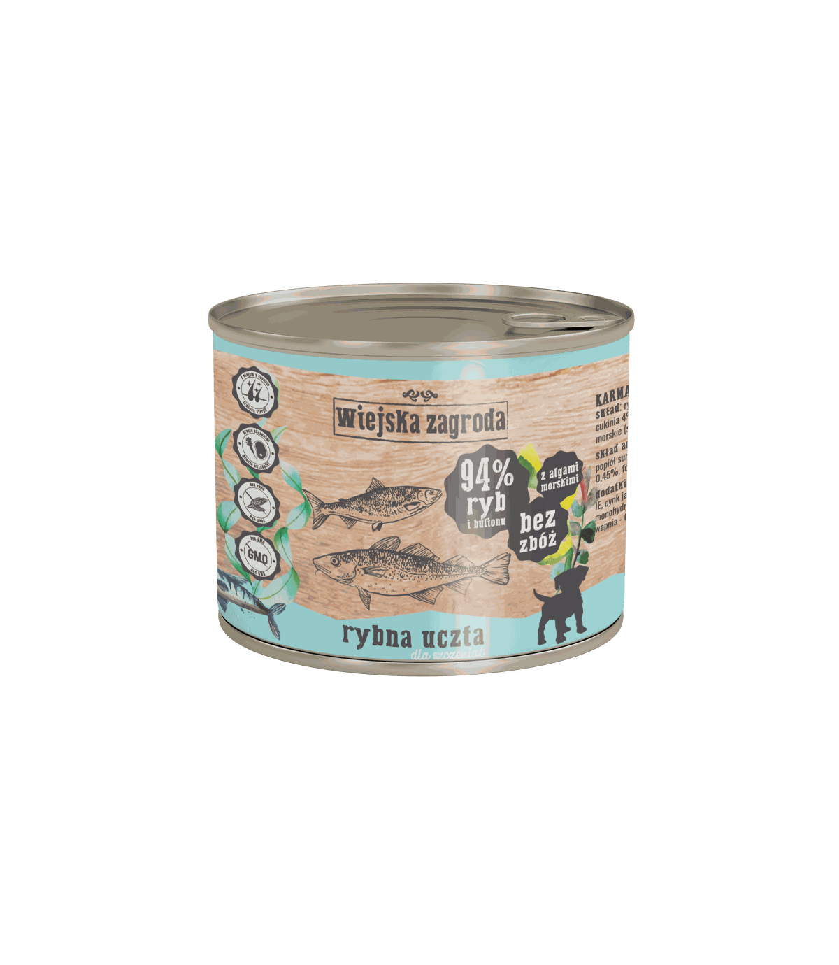 Wiejska Zagroda dla szczeniąt Rybna Uczta 200g