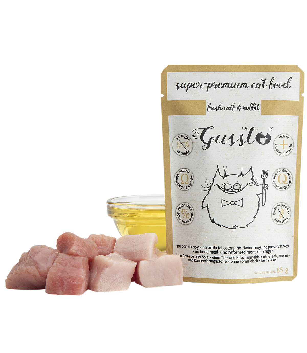 Gusstro Fresh Calf & Rabbit 85g