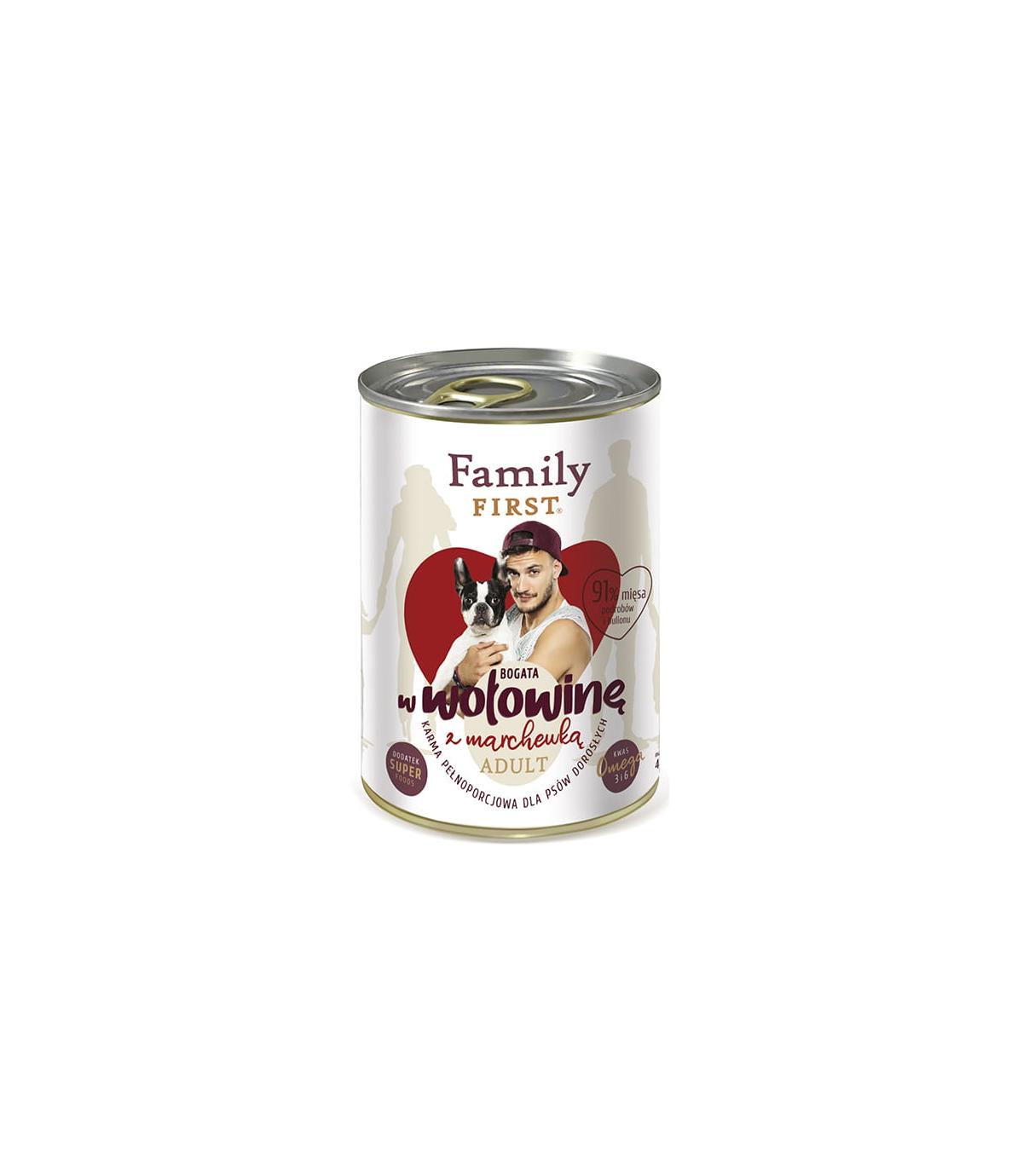 Family First Bogata w wołowinę 400g